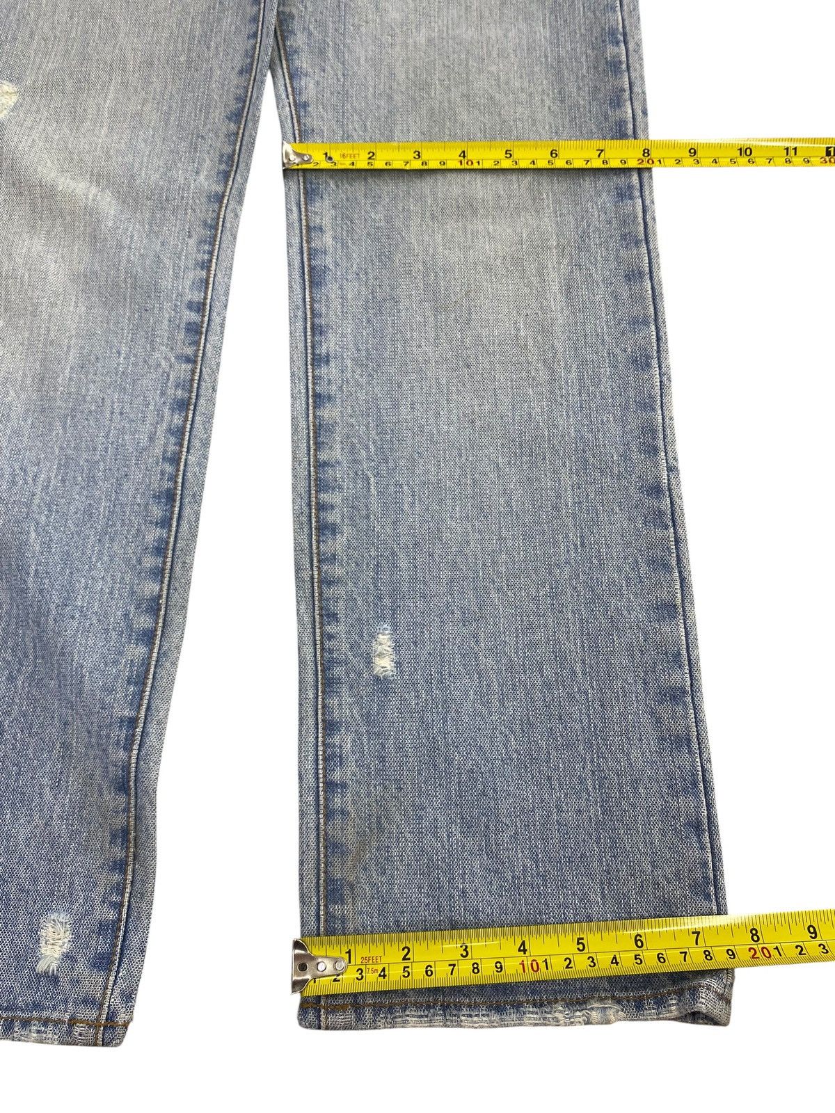 Japanese Brand Japanese Brand Acid Light Wash Style Ripped Style Size US 32 / EU 48 - 9 Thumbnail
