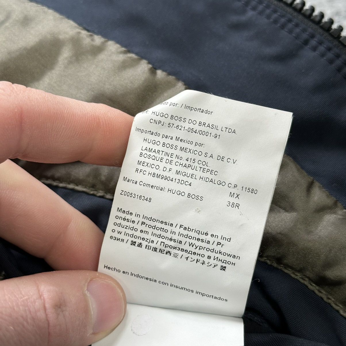 Hugo Boss Hugo Boss Orange Label Bomber Jacket Navy Blue Men’s Size 48 Size US M / EU 48-50 / 2 - 14 Thumbnail