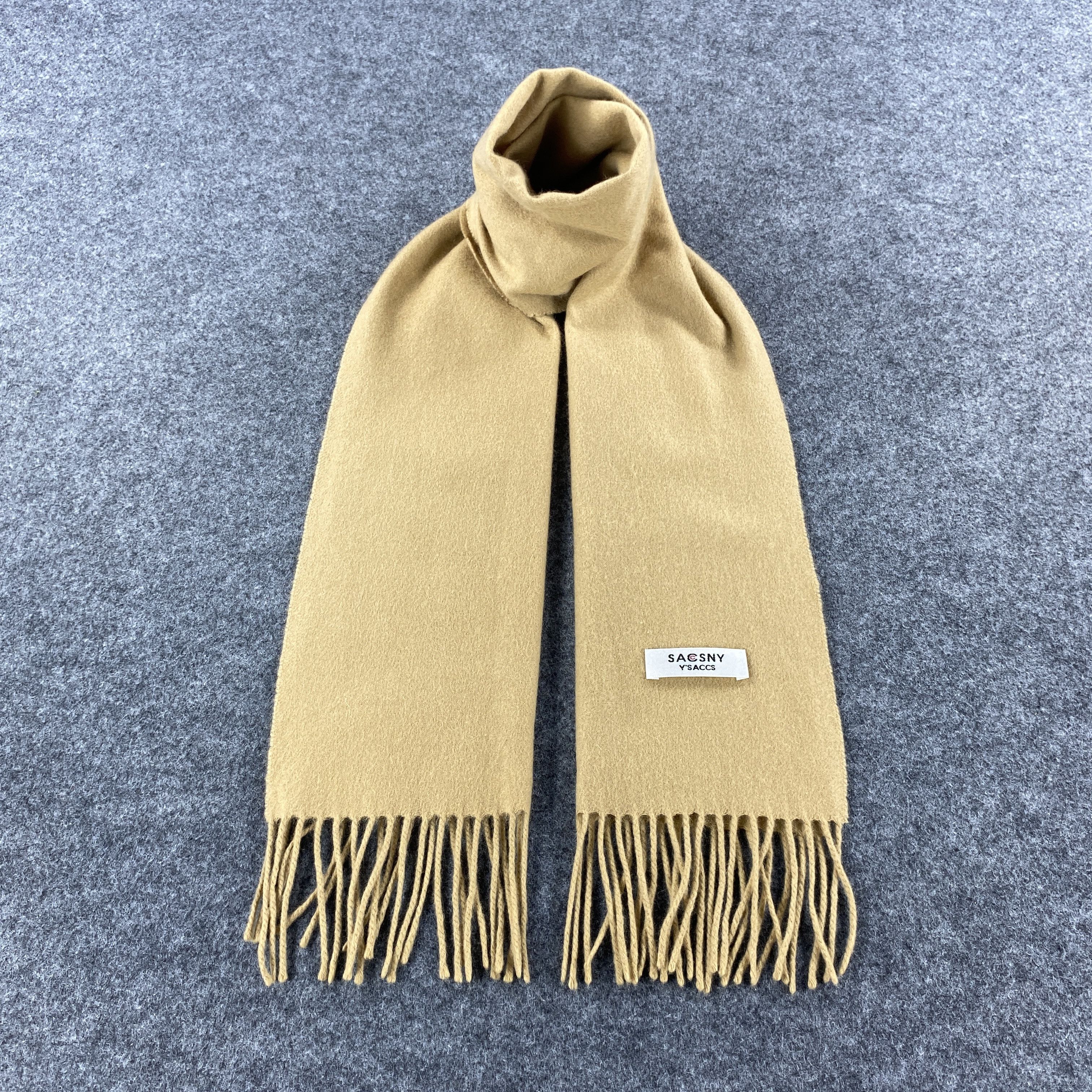 Vintage × Yohji Yamamoto Yohji Yamamoto / Sacsny Scarf # Muffler # Neckwear # D618 Size ONE SIZE - 1 Thumbnail