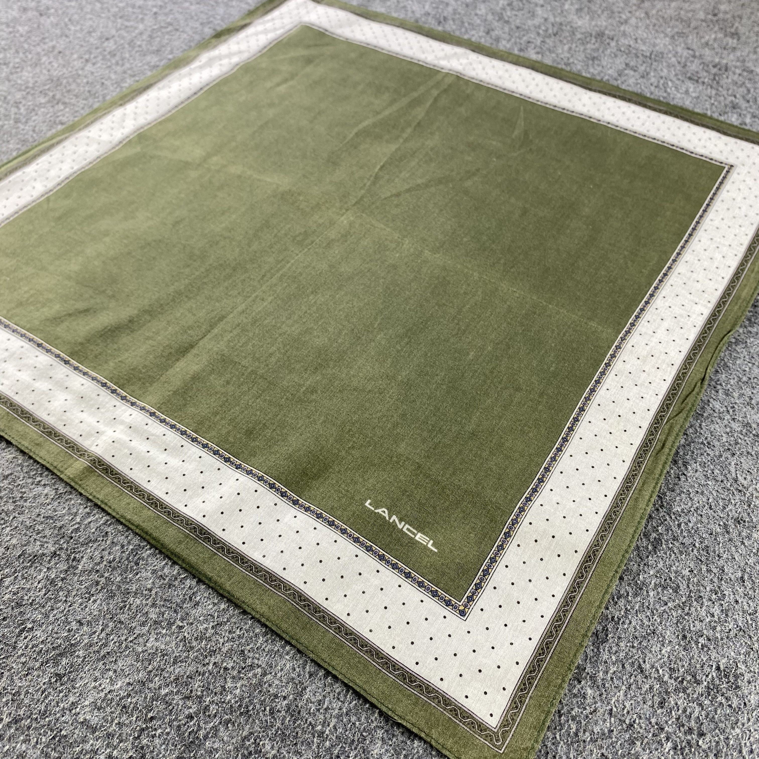 Lancel × Vintage Lancel Handkerchief/Neckerchief/Bandana HC741 Size ONE SIZE - 2 Thumbnail