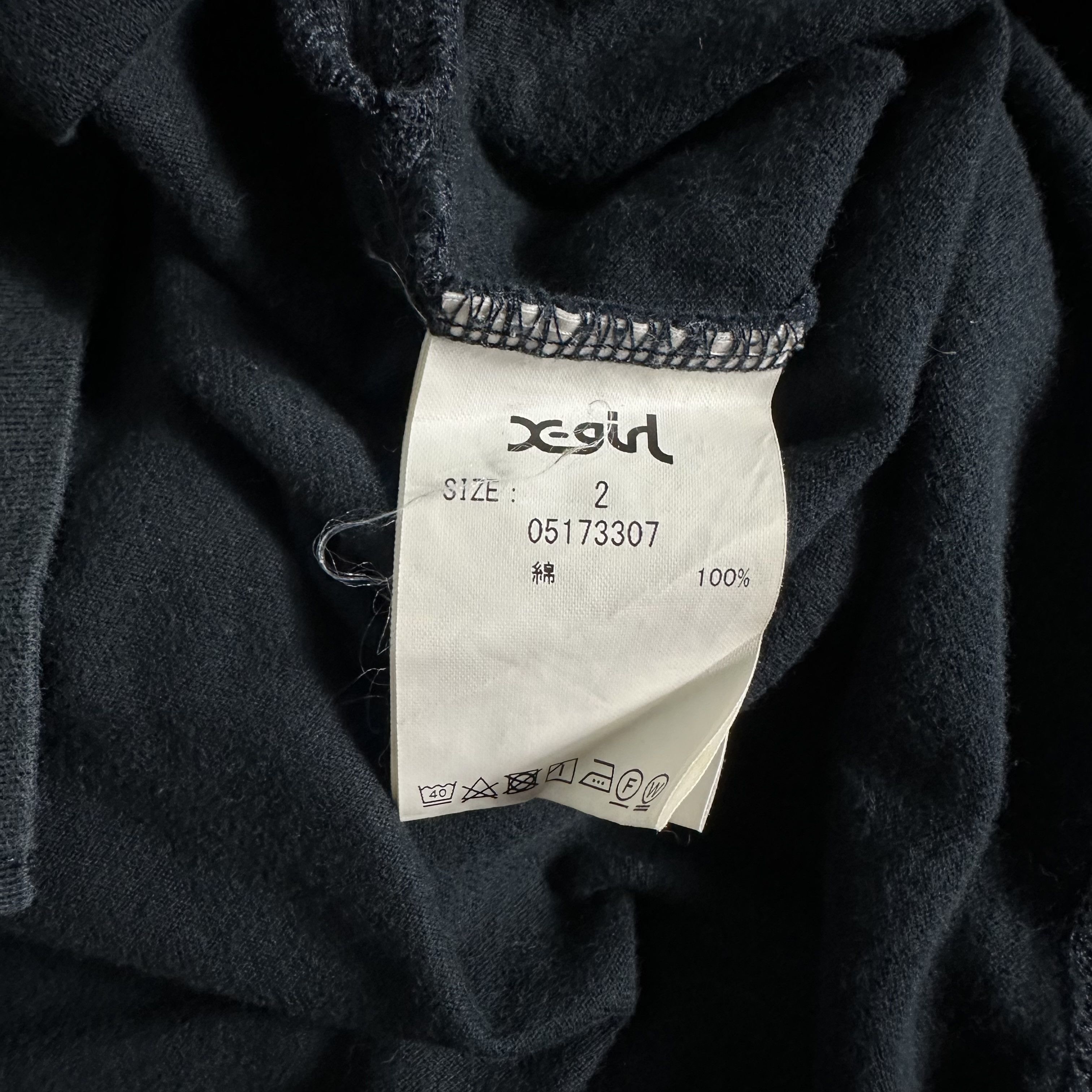 Japanese Brand 🔥RARE🔥Vintage X-Girl Japanese Brand Hoodie T-shirt Size US M / EU 48-50 / 2 - 6 Thumbnail