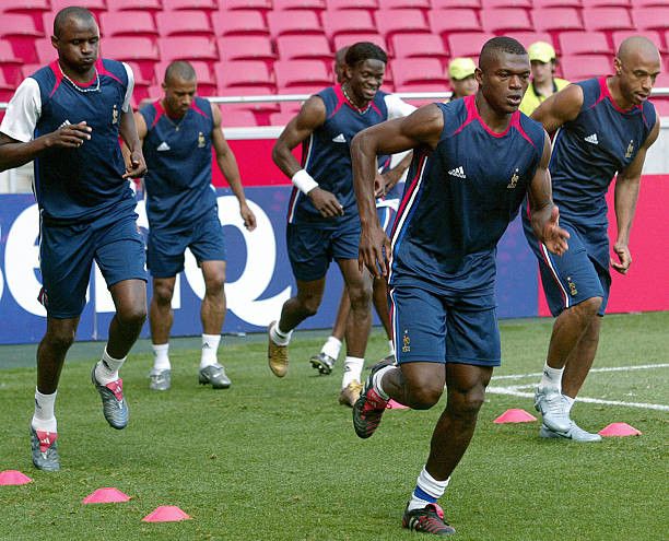 Adidas VTG Adidas x France 2004 (Zidane, etc) Training Shirt Vest Size US M / EU 48-50 / 2 - 5 Thumbnail