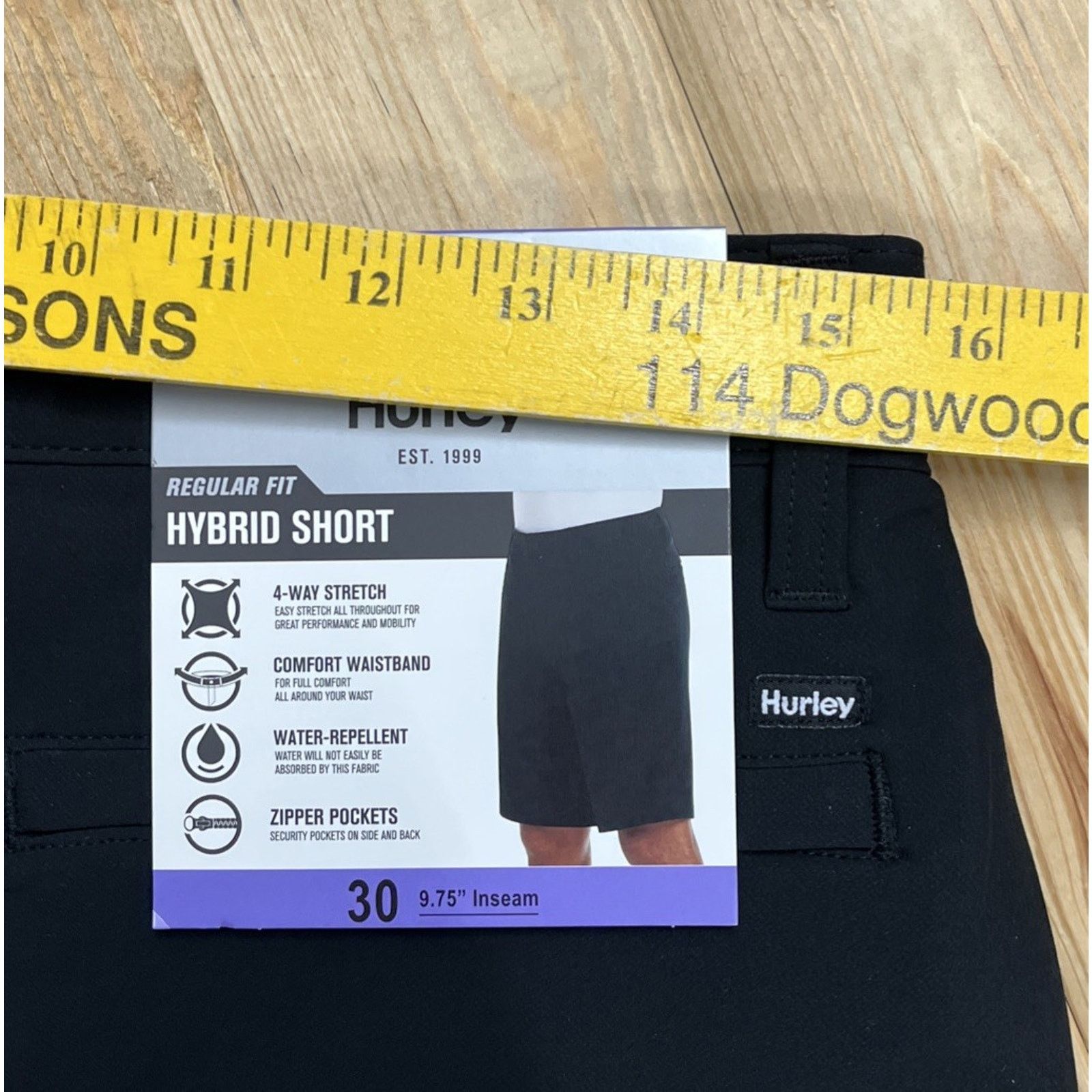 Hurley NWT Hurley Exist Hybrid Walk shorts Size 30 Men’s Black Size US 30 / EU 46 - 5 Thumbnail