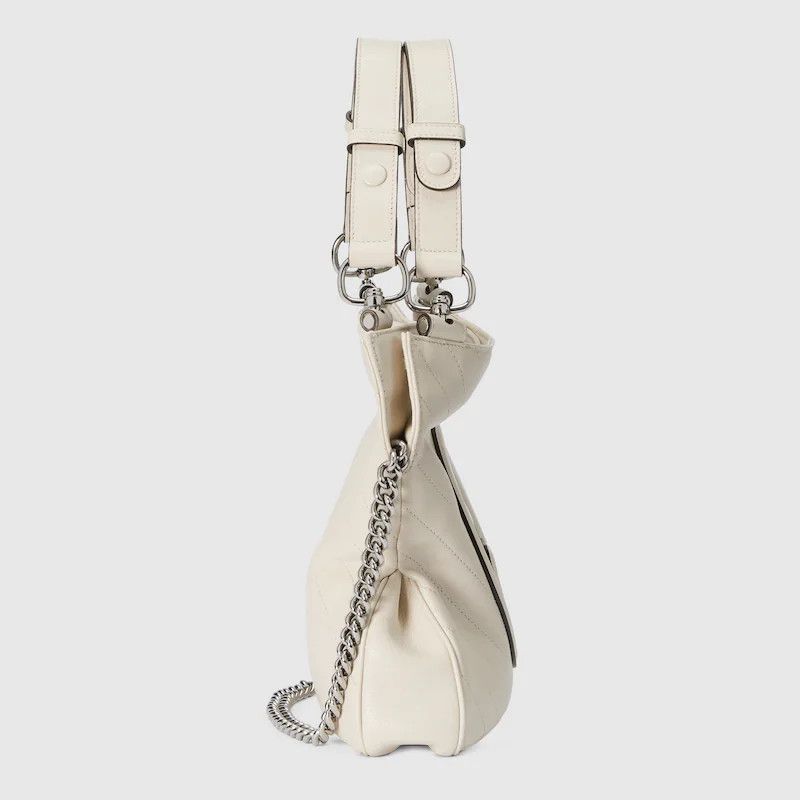 Gucci o1s1wg110225 Size: OS / Blondie Small Tote Bag in White Size ONE SIZE - 7 Thumbnail