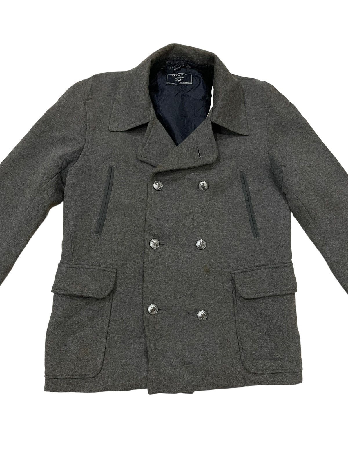 Zara Zara Man Denim Couture Sherpa Coat Jacket Size US M / EU 48-50 / 2 - 5 Thumbnail