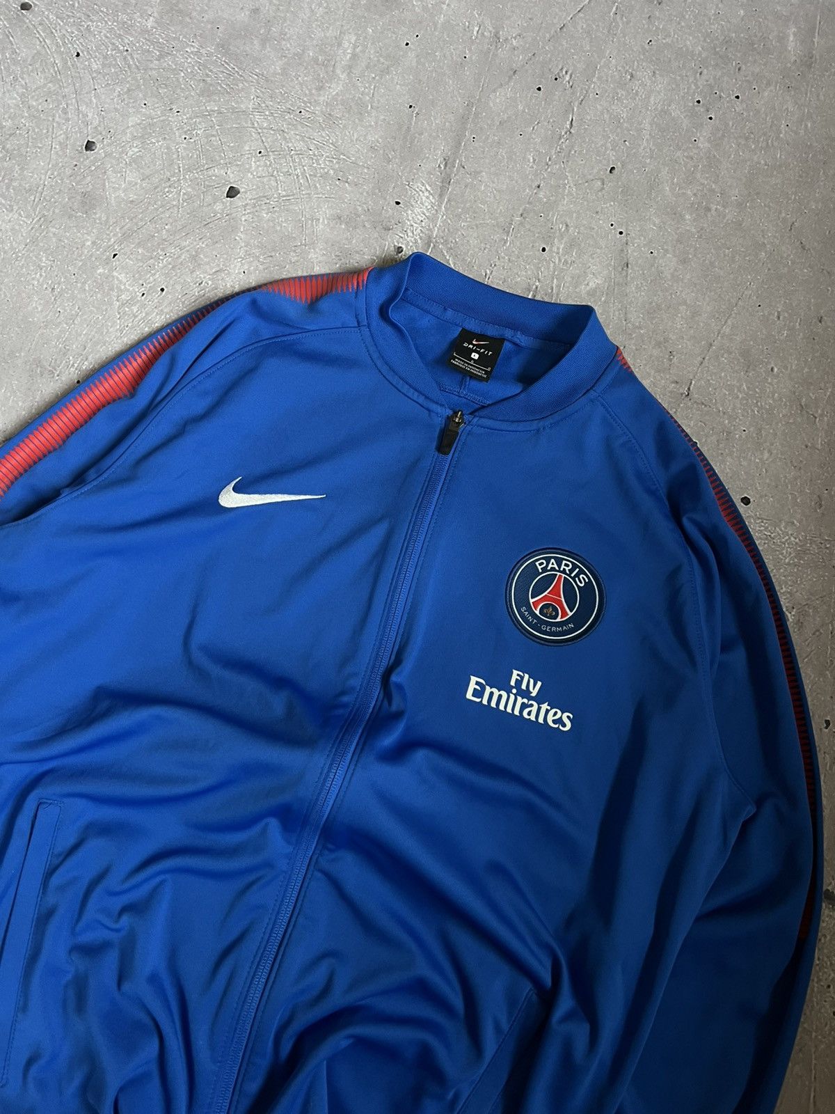 Nike Nike FC PSG Paris Saint Germain Full Zip Training Jacket L Size US L / EU 52-54 / 3 - 3 Thumbnail