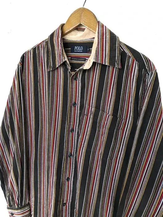 Vintage Vintage Polo British Striped Design Shirt Button Up Size US M / EU 48-50 / 2 - 3 Thumbnail