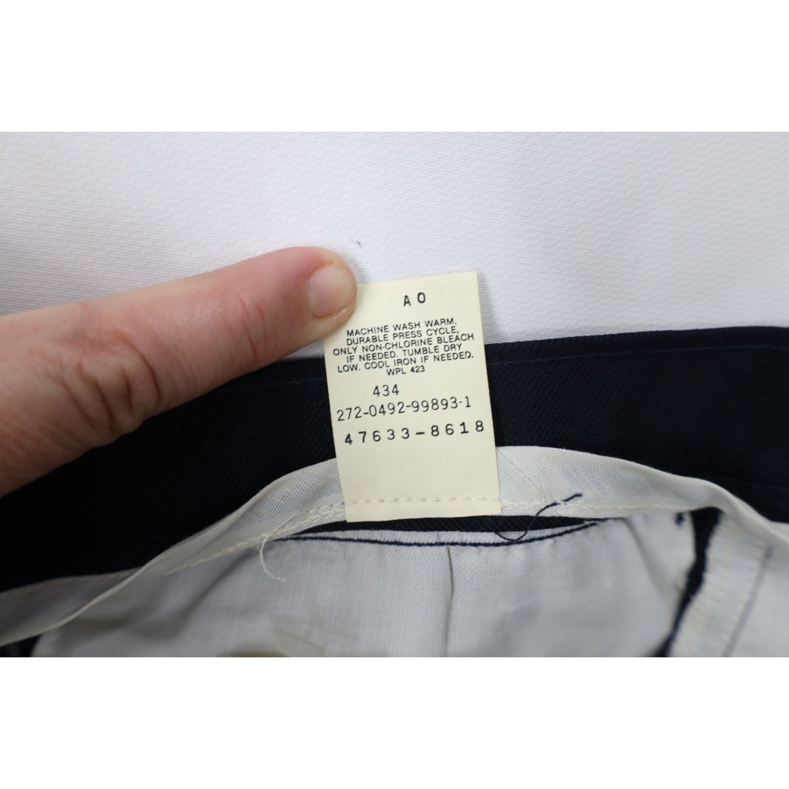 Levi's Deadstock Vintage 80s Levis Knit Flared Chino Pants Size US 34 / EU 50 - 9 Thumbnail