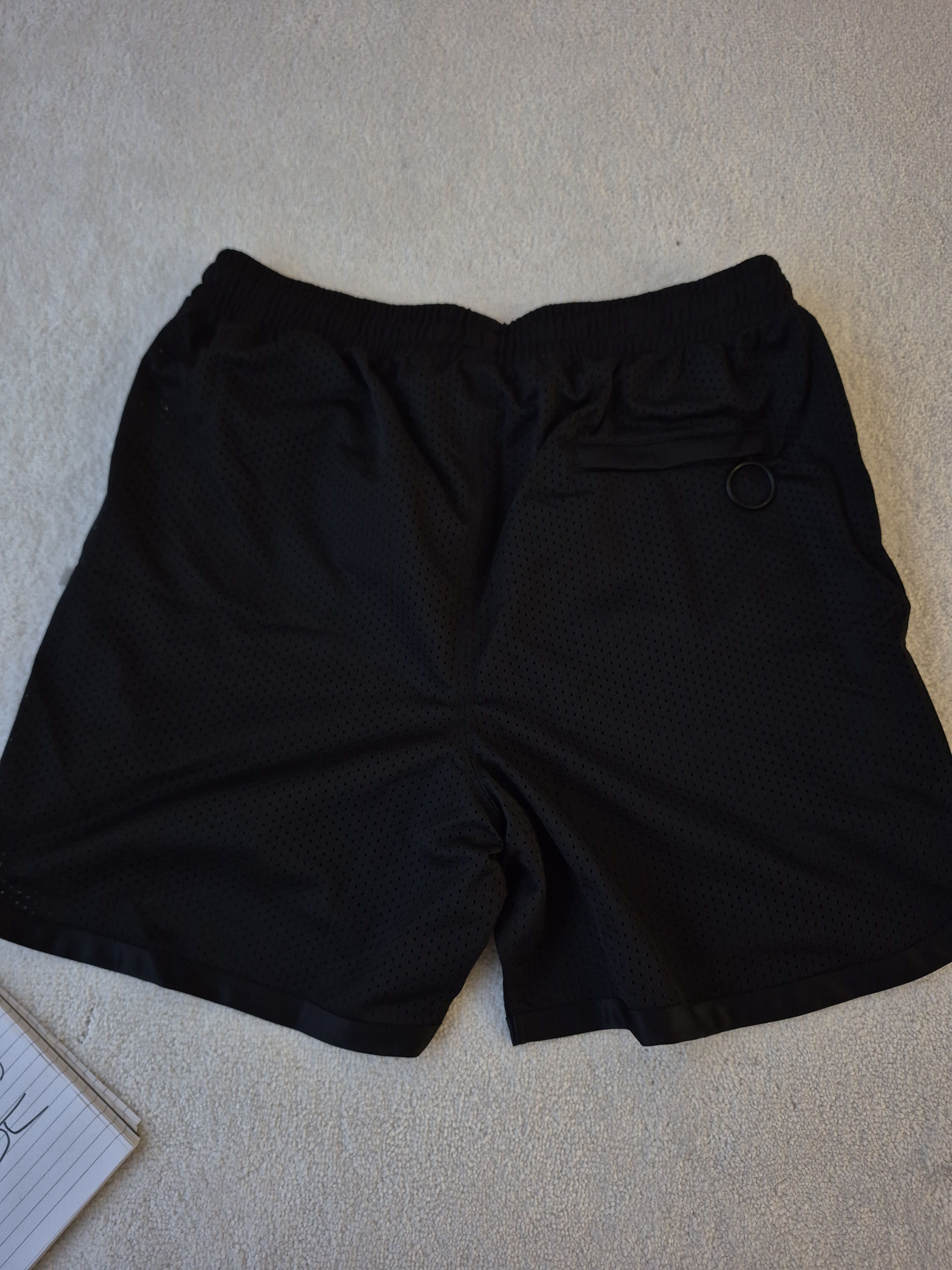 Off-White Off White Mesh Black Blue Shorts Virgil Medium Size US 32 / EU 48 - 5 Thumbnail