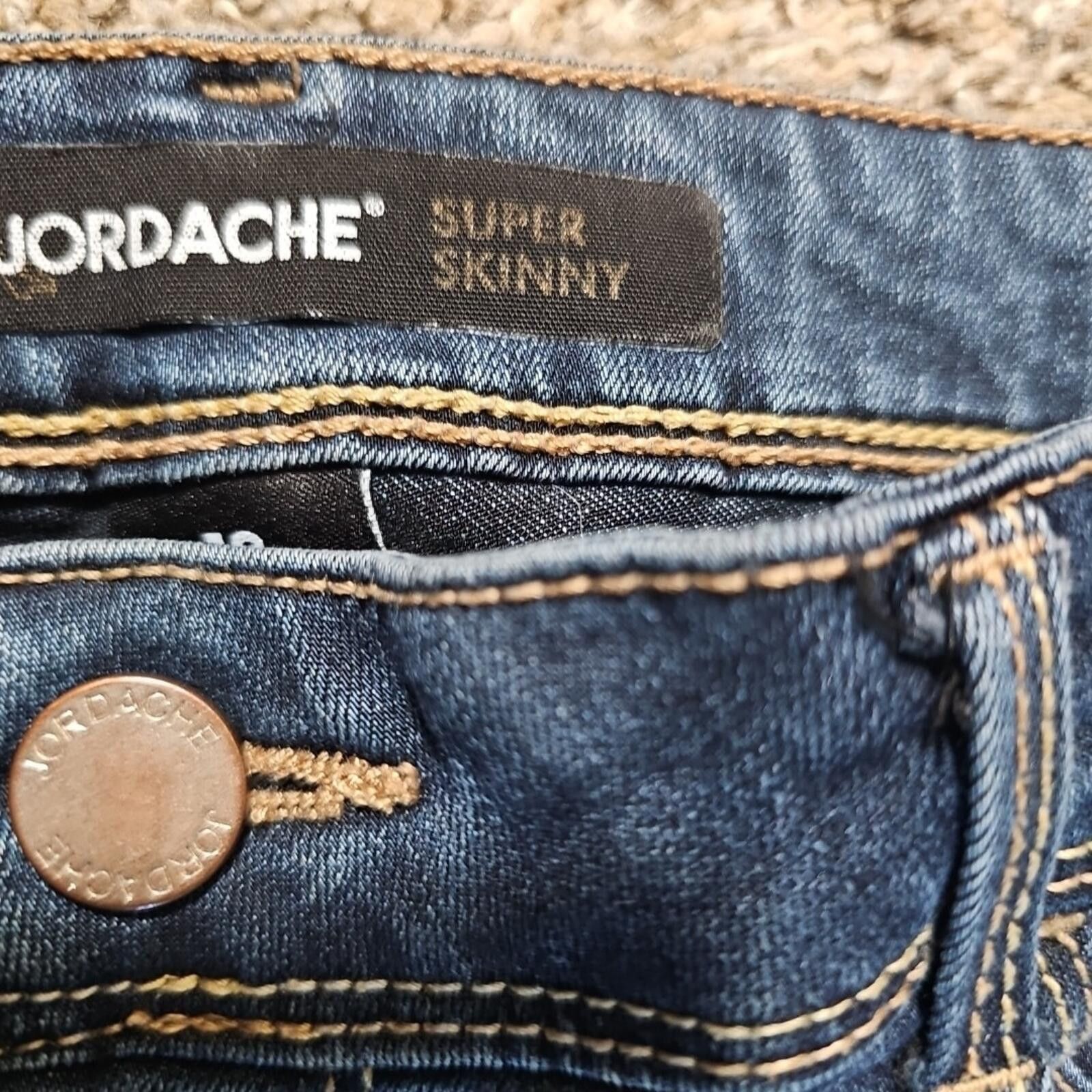 Jordache Jordache Super Skinny Jeans Size 12 Size 34" / US 12 / IT 48 - 3 Thumbnail