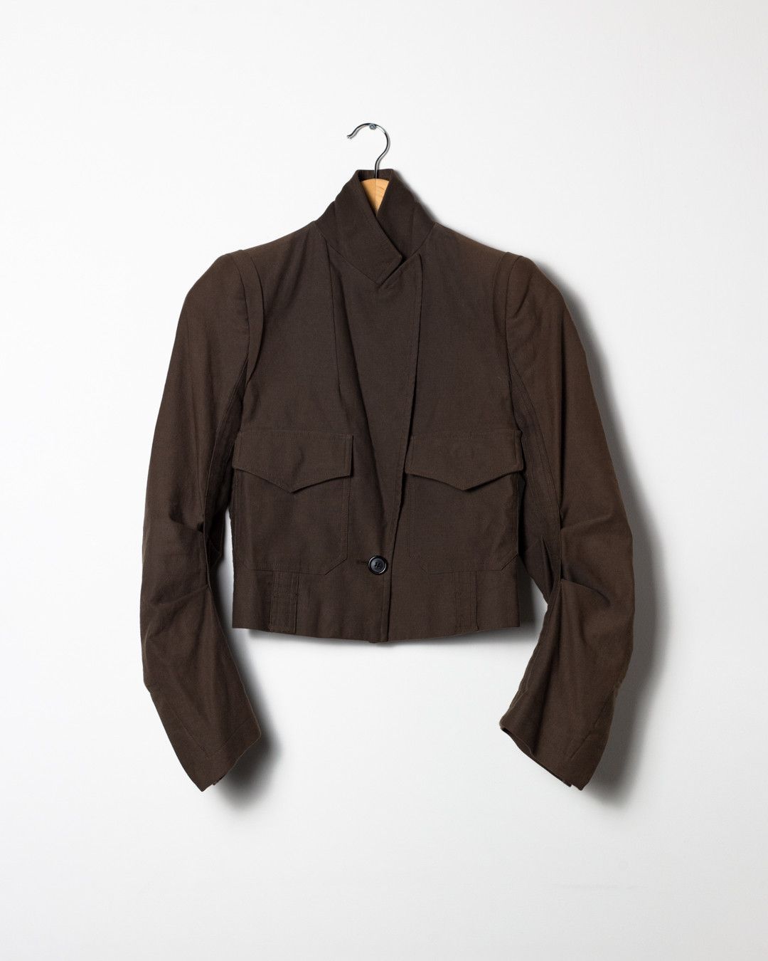 Ann Demeulemeester SS03 Cropped military jacket Size XS / US 0-2 / IT 36-38 - 1 Thumbnail