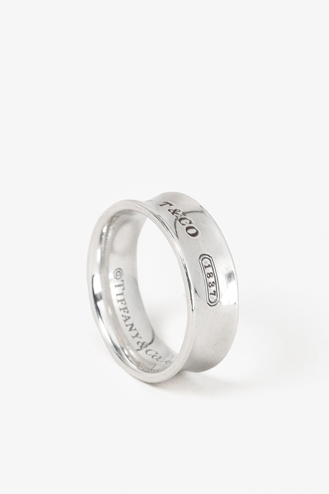 Tiffany & Co. Tiffany & Co. Silver 1837 Wide Band Ring Size ONE SIZE - 1 Thumbnail