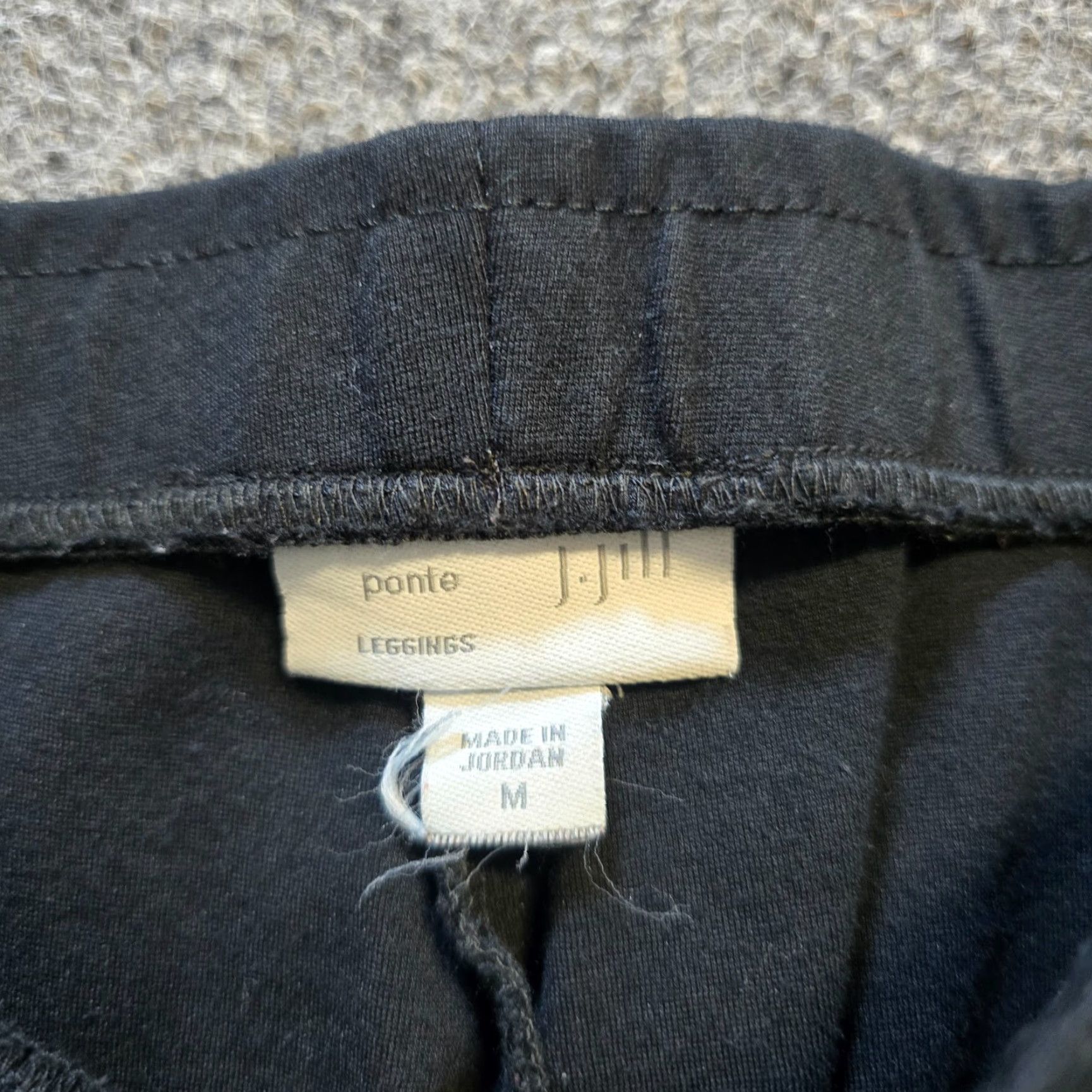 J. Jill J Jill Pants Women Medium Black Ponte Slim Leg Cropped Stretch Pull On Capsule Size 27" / US 4 / IT 40 - 4 Thumbnail
