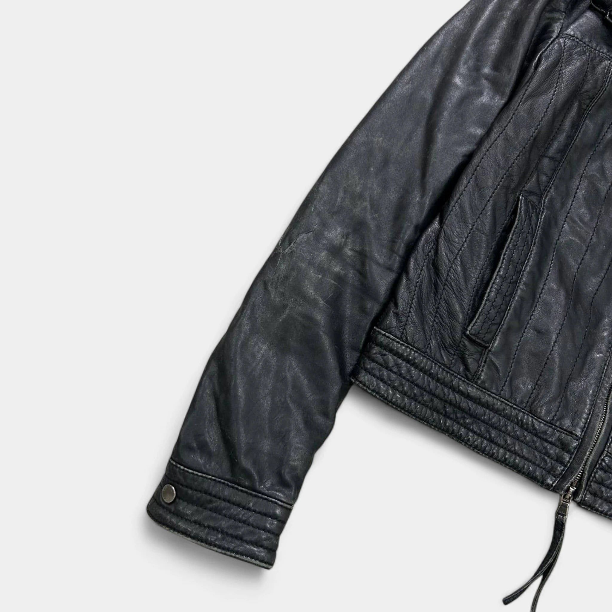 Armani Armani Jeans Lambskin Leather Jacket Size US S / EU 44-46 / 1 - 3 Thumbnail