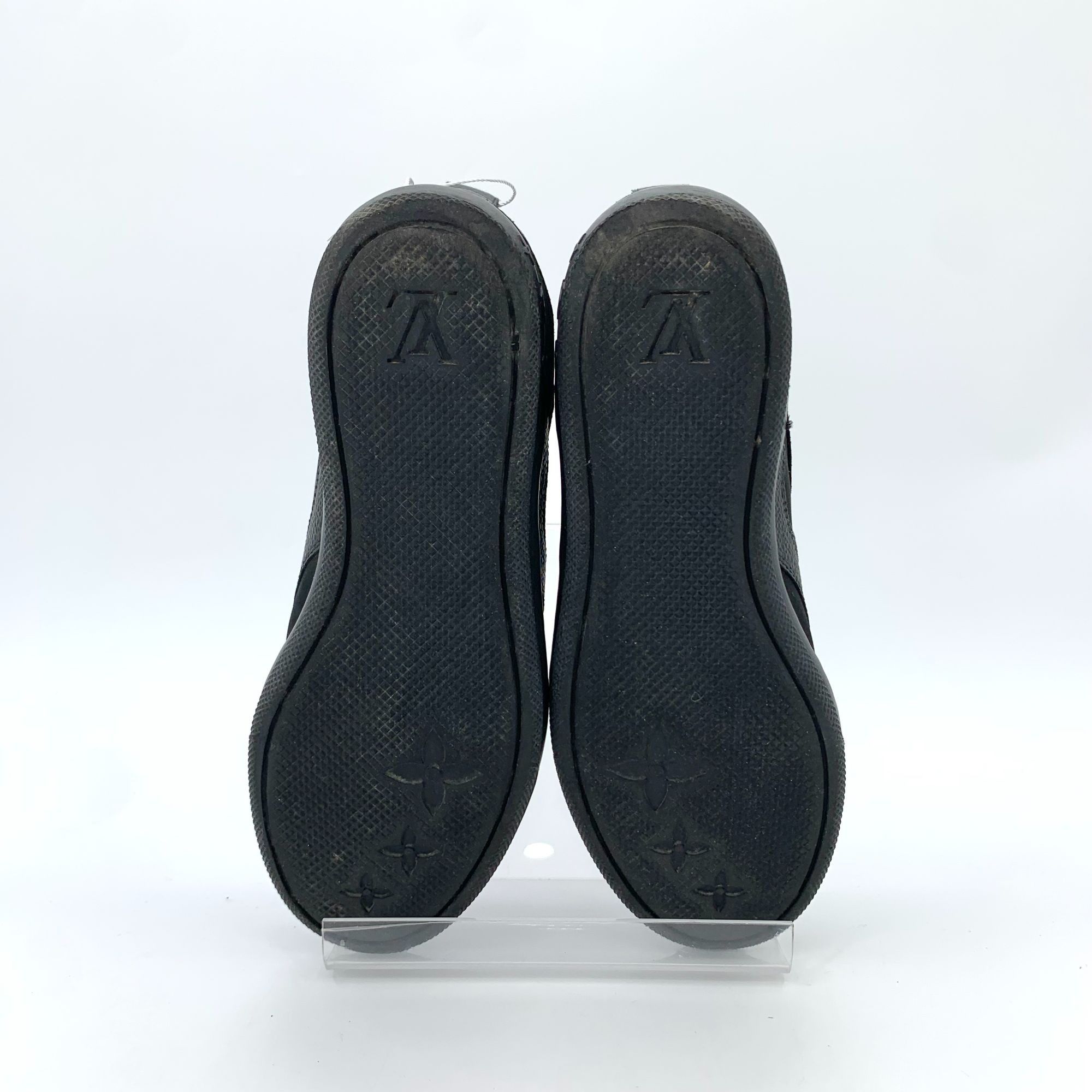 Louis Vuitton Louis Vuitton Black Leather & Suede High Top Sneakers With M Size US 6.5 / IT 36.5 - 5 Thumbnail