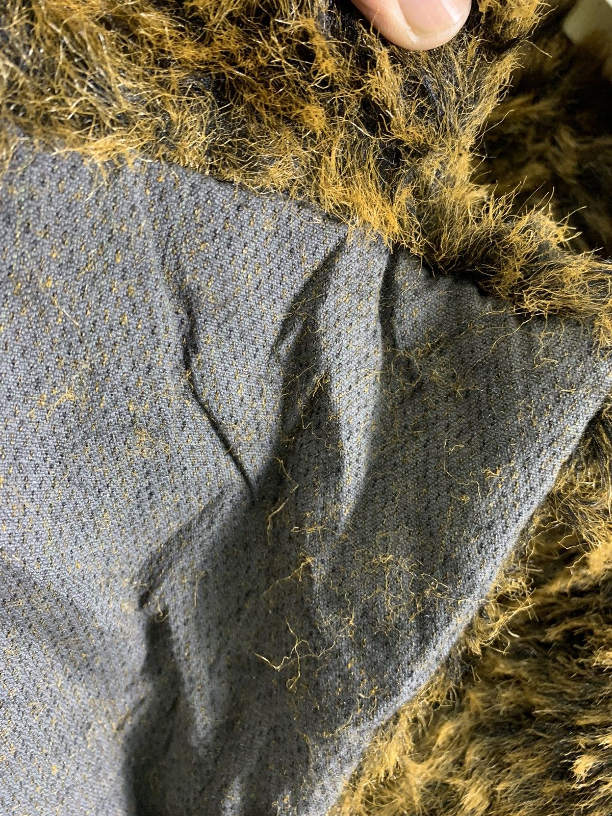Yohji Yamamoto Vintage 1990’s Y’s By Yohji Yamamoto faux fur jacket Size M / US 6-8 / IT 42-44 - 7 Thumbnail