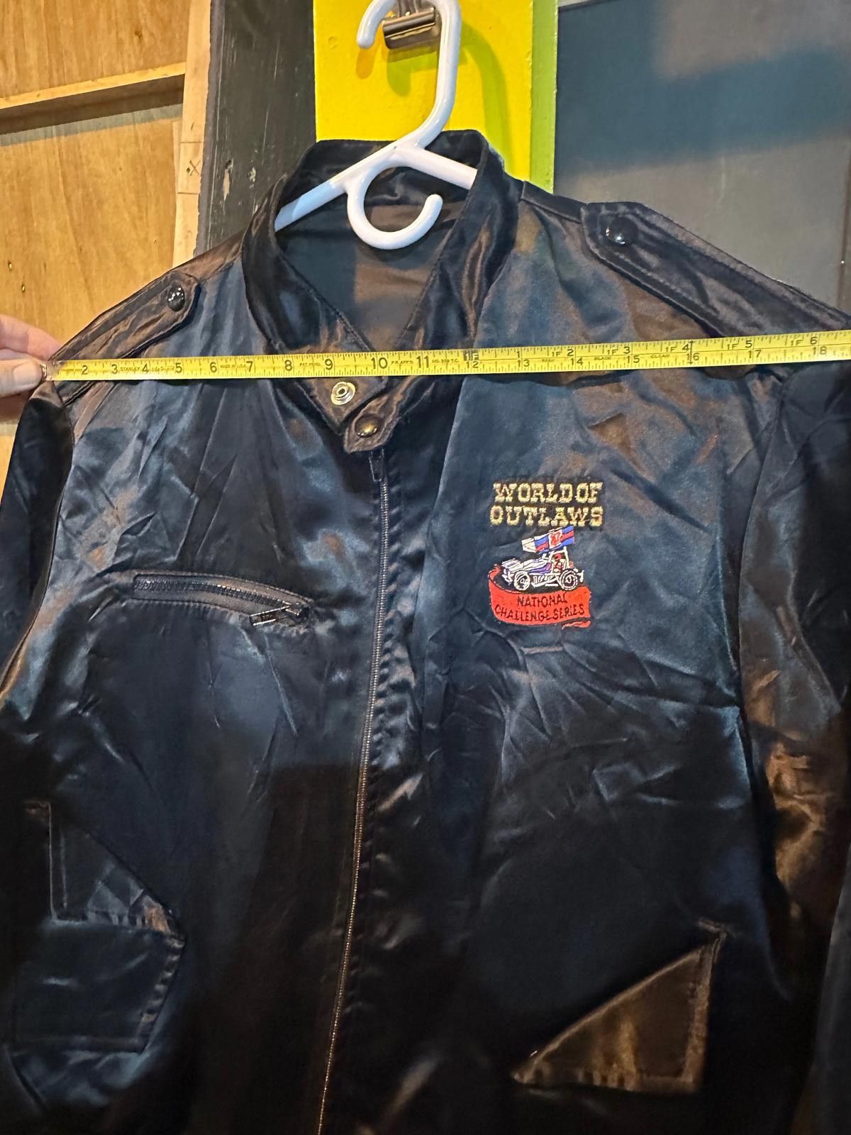 Designer 1987 World of Outlaws Natl Challenge Series Racing Jacket Size ONE SIZE - 4 Thumbnail
