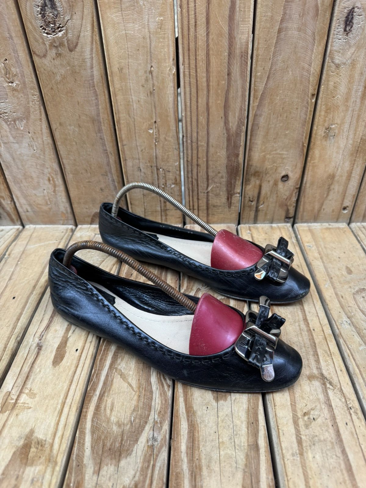 Christian Dior Monsieur Christian Dior black Women’s leather flats EUR 37 US 7 UK 4 Size US 7 / IT 37 - 9 Thumbnail