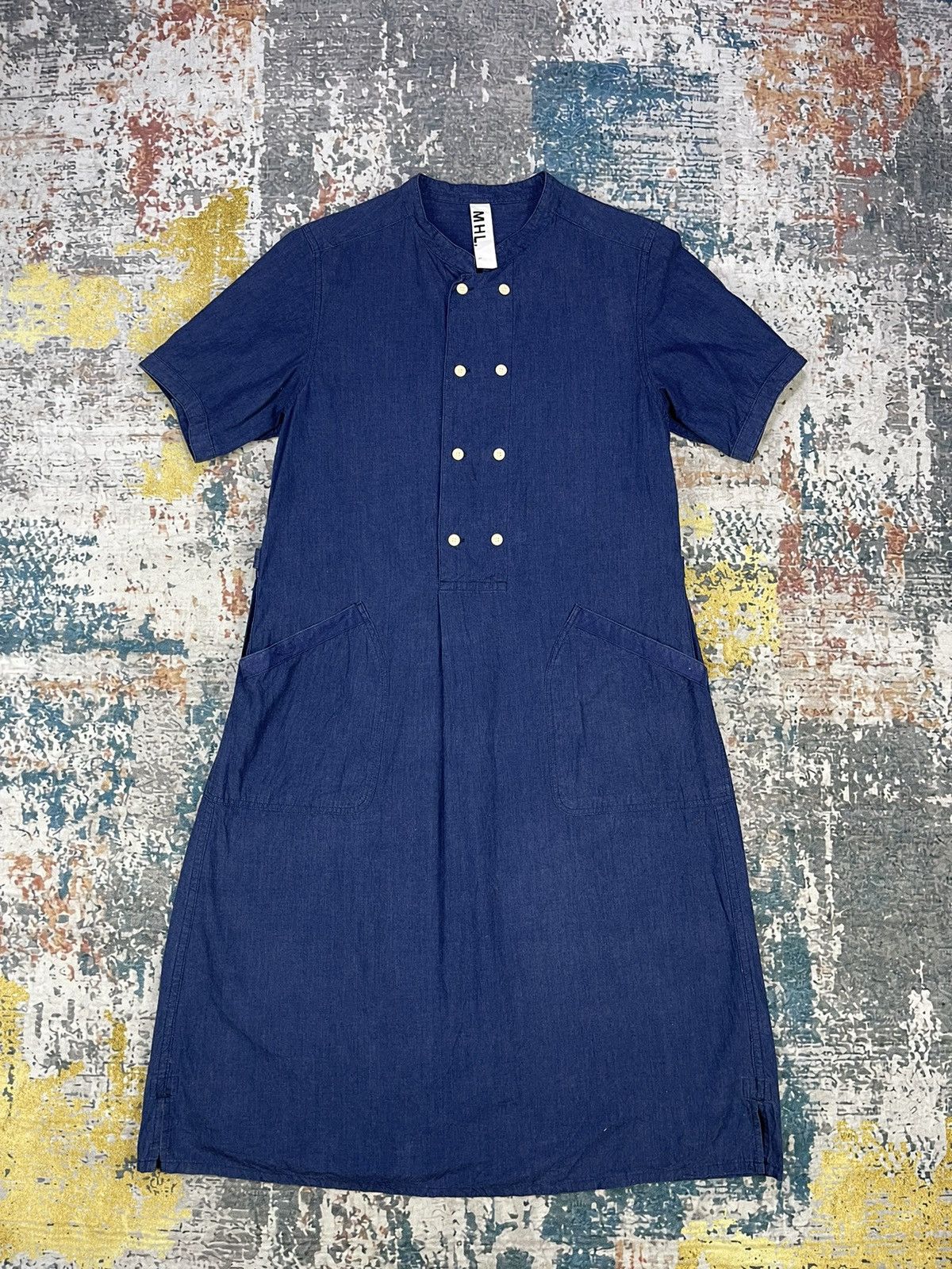 Margaret Howell MHL Margaret Howell Double Breasted Indigo Dress Size S / US 4 / IT 40 - 1 Thumbnail