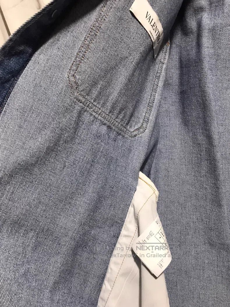 Valentino Valentino Classic logo denim jacket Size US S / EU 44-46 / 1 - 7 Thumbnail