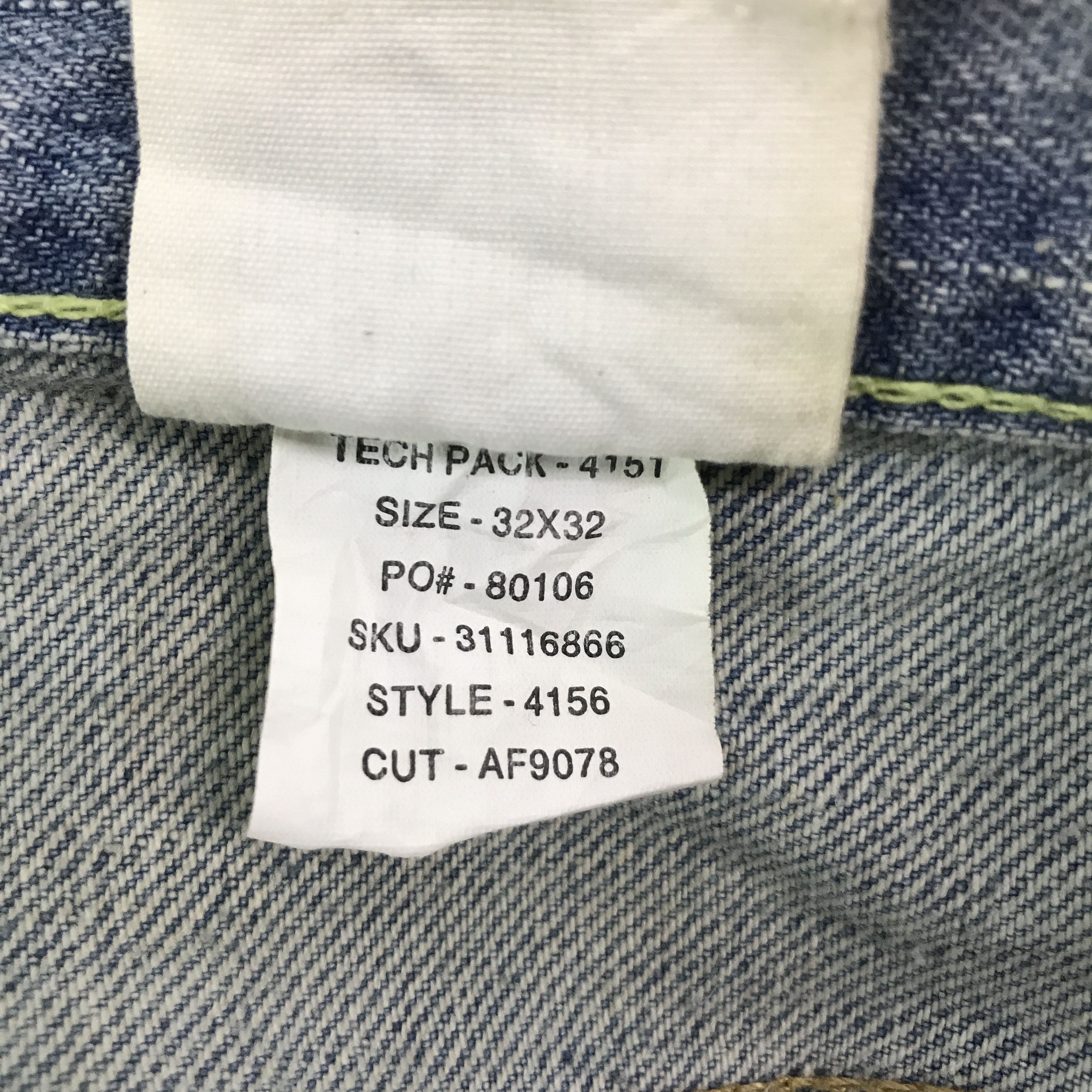 Abercrombie & Fitch × Japanese Brand Baggy Denim abercrrombie and fitch distressed pants Size US 32 / EU 48 - 12 Thumbnail