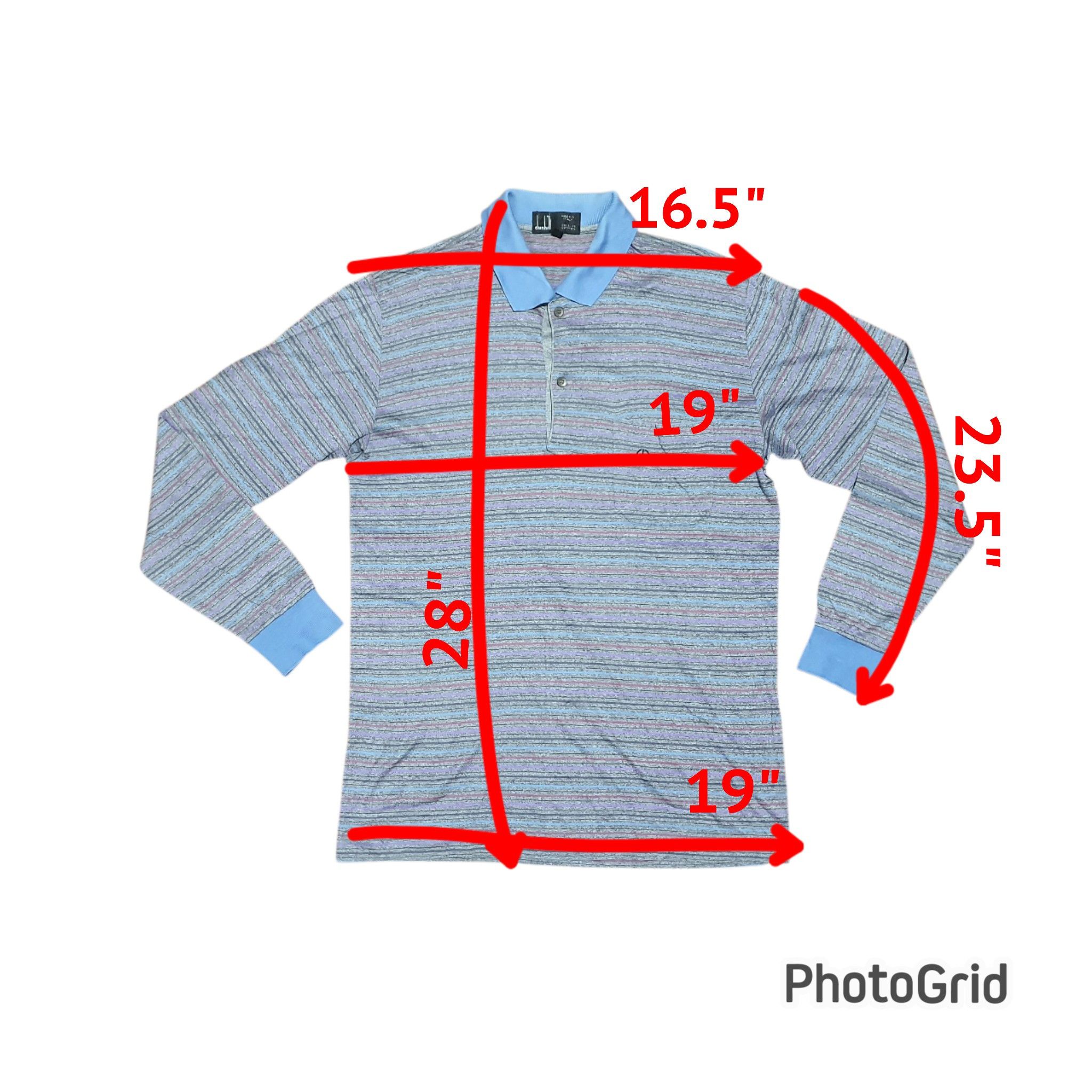 Alfred Dunhill DUNHILL VINTAGE LONG SLEEVE 19"/28" ITALY Size US M / EU 48-50 / 2 - 8 Thumbnail