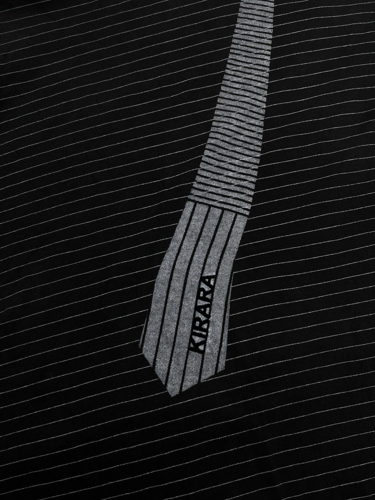 Japanese Brand JAPANESE KIRARA STRIPE TIE ART LONGSLEVEE Y2K PUNK VKEI Size US S / EU 44-46 / 1 - 5 Thumbnail