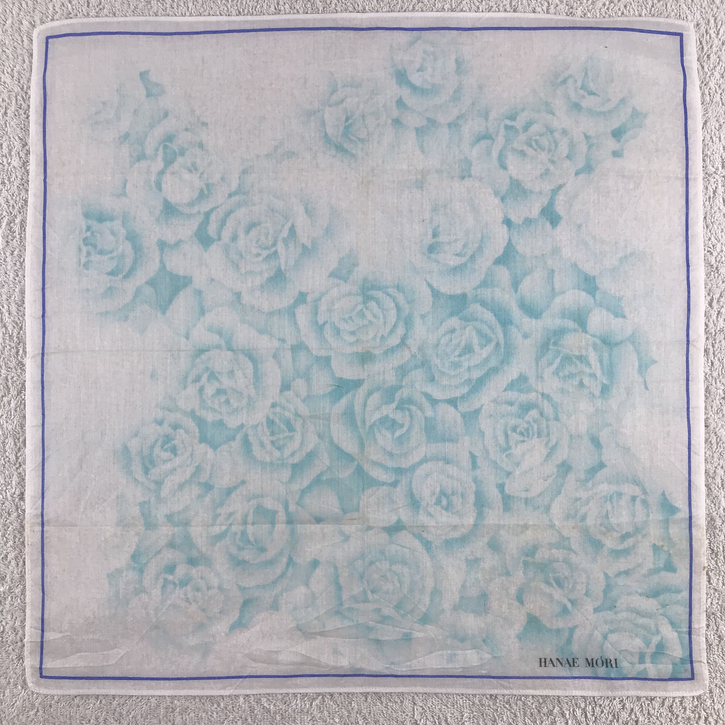 Hanae Mori × Vintage Hanae Mori Bandana / Handkerchief / Neckerchief - S144 Size ONE SIZE - 1 Thumbnail