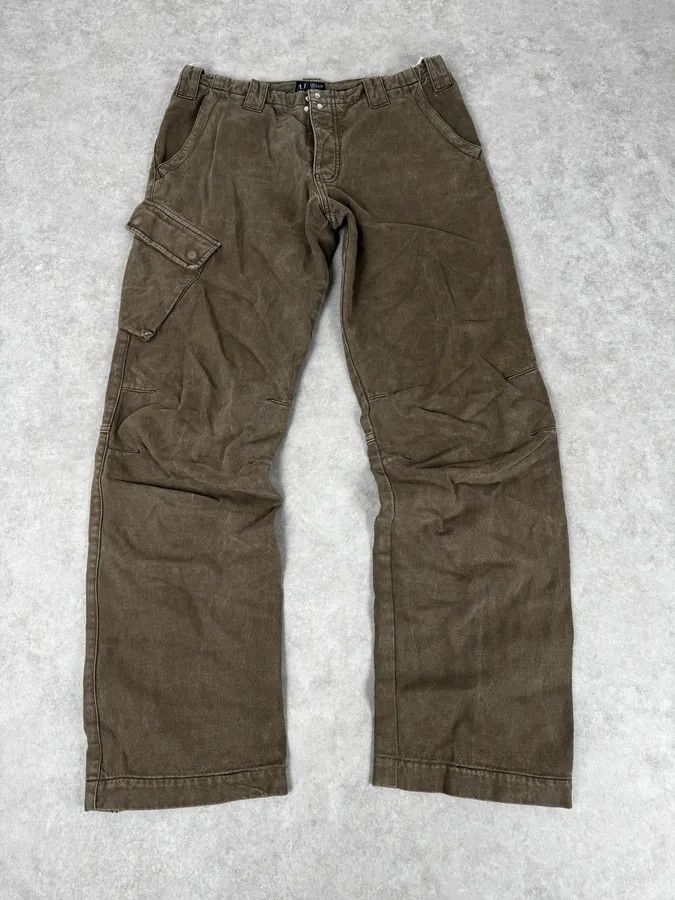 Armani AW2005 Armani Green Multi-Pocket Military Cargo Pants Size US 32 / EU 48 - 4 Thumbnail