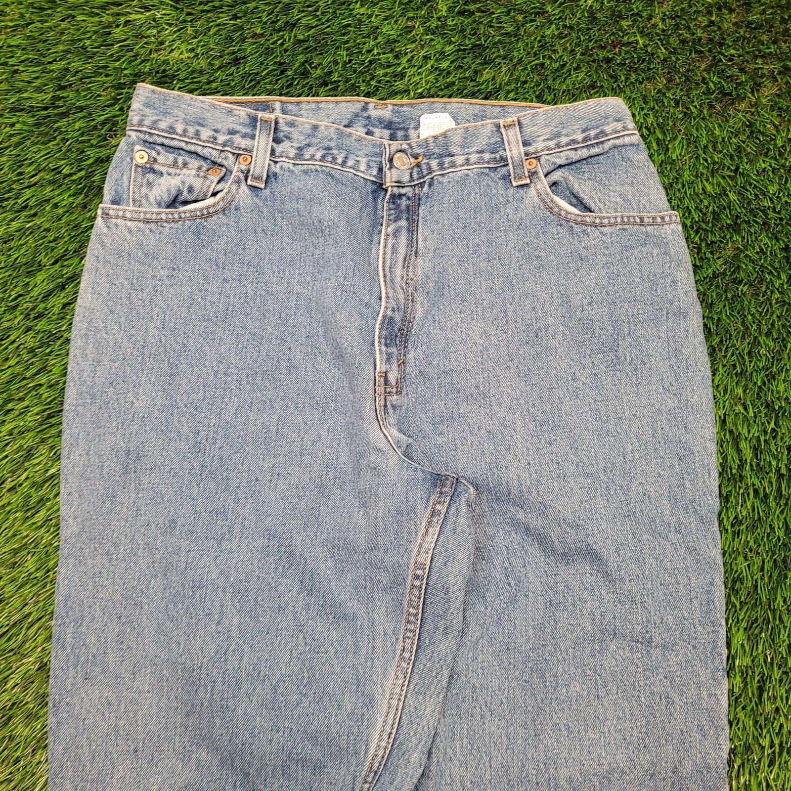 Levi's VTG 90s Levi's 550 Mom Jeans 16P Short 34x29 High Rise 13" Size 34" / US 12 / IT 48 - 2 Thumbnail