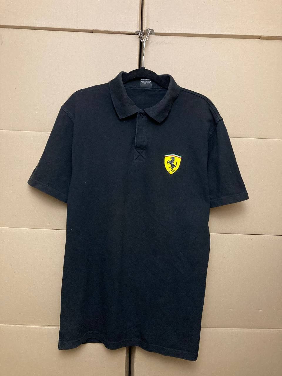 Ferrari VINTAGE FERRARI SHELL RACING POLO SHIRT FORMULA 1 SPORTWEAR Size US L / EU 52-54 / 3 - 1 Thumbnail