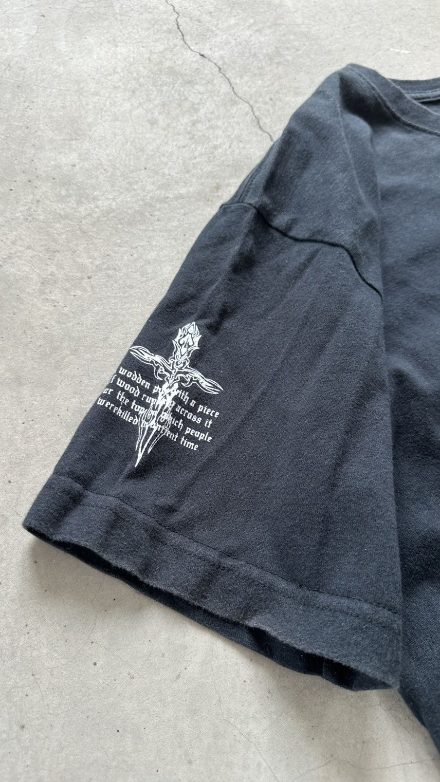 Japanese Brand RARE MIND GAMES CROSS GOTH TEE Size US L / EU 52-54 / 3 - 6 Thumbnail