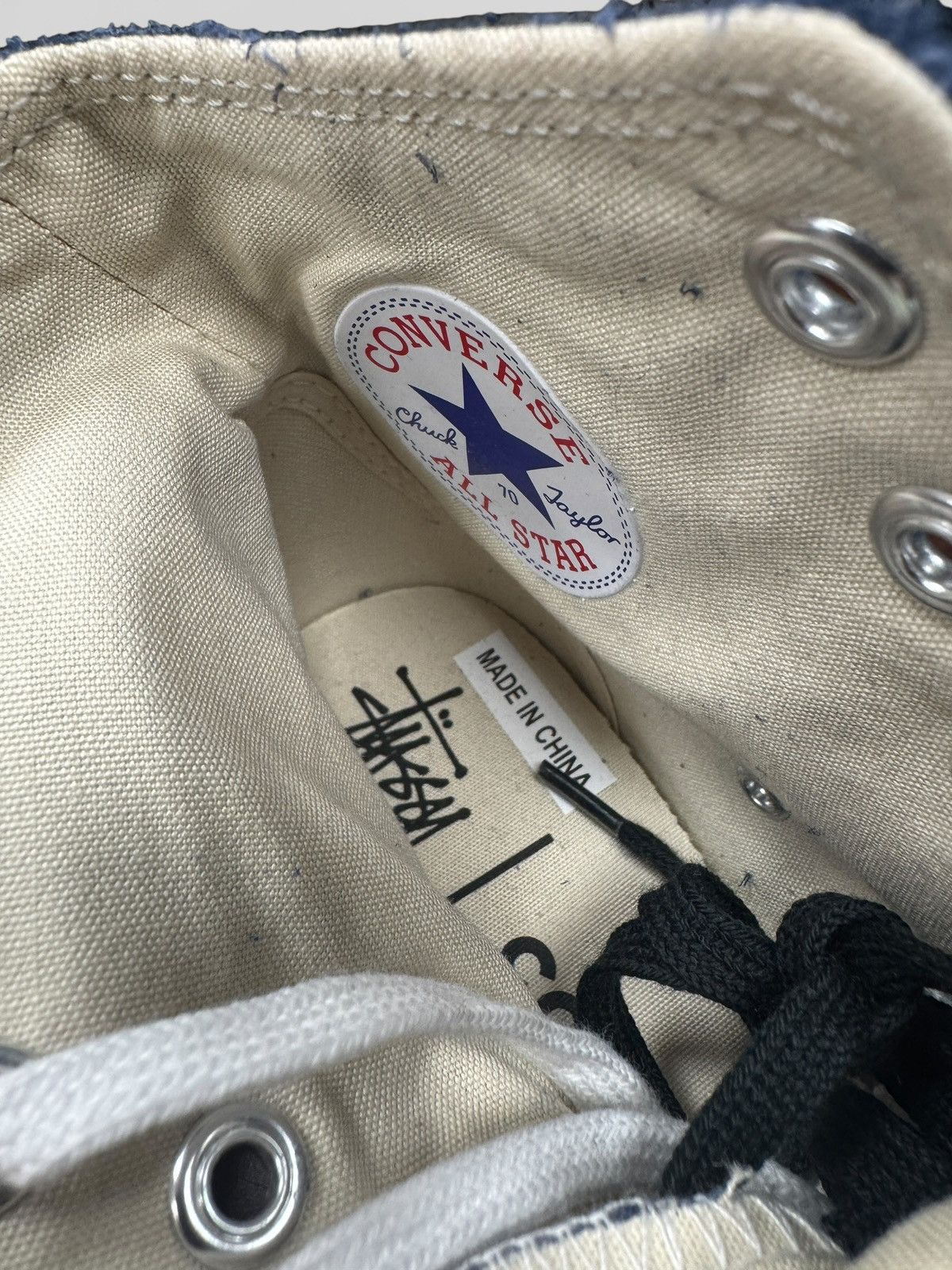 Converse × Stussy Converse Stussy Navy 8 Ball Sneakers Size US 7.5 / EU 40-41 - 9 Thumbnail