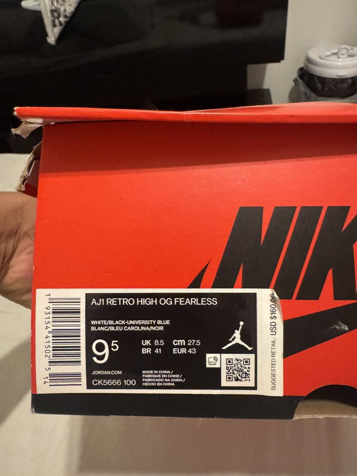 Jordan Brand Air jordan 1 fearless Size US 9.5 / EU 42-43 - 6 Thumbnail