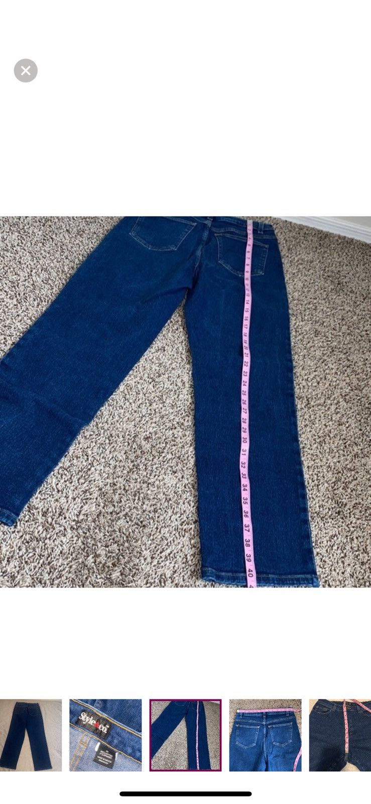 Style & Co Style & co straight legged jeans size 10 Size 32" / US 10 / IT 46 - 5 Thumbnail
