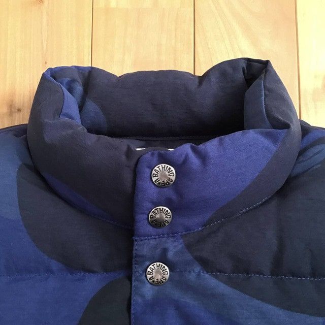 Bape × Nigo BAPE Giant Blue camo Puffer Down Vest a bathing ape NIGO Size US XL / EU 56 / 4 - 5 Thumbnail