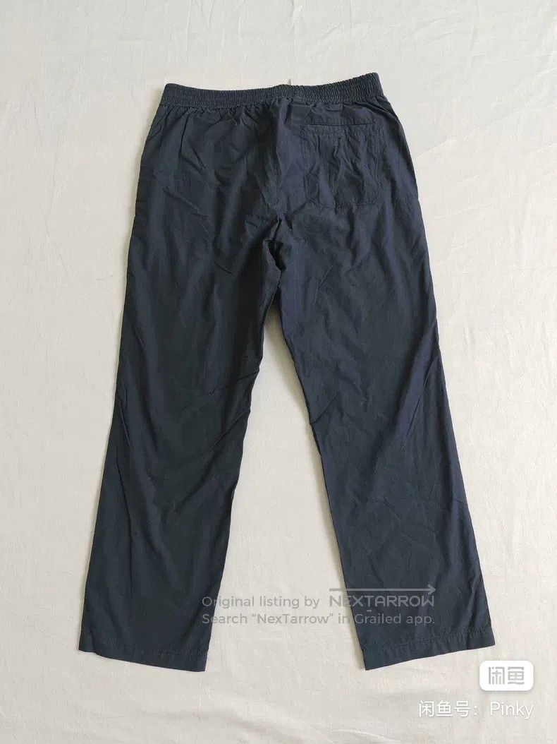 Hermes Hermes Men's casual cotton trousers, deep blue, elastic wa Size US 26 / EU 42 - 6 Thumbnail