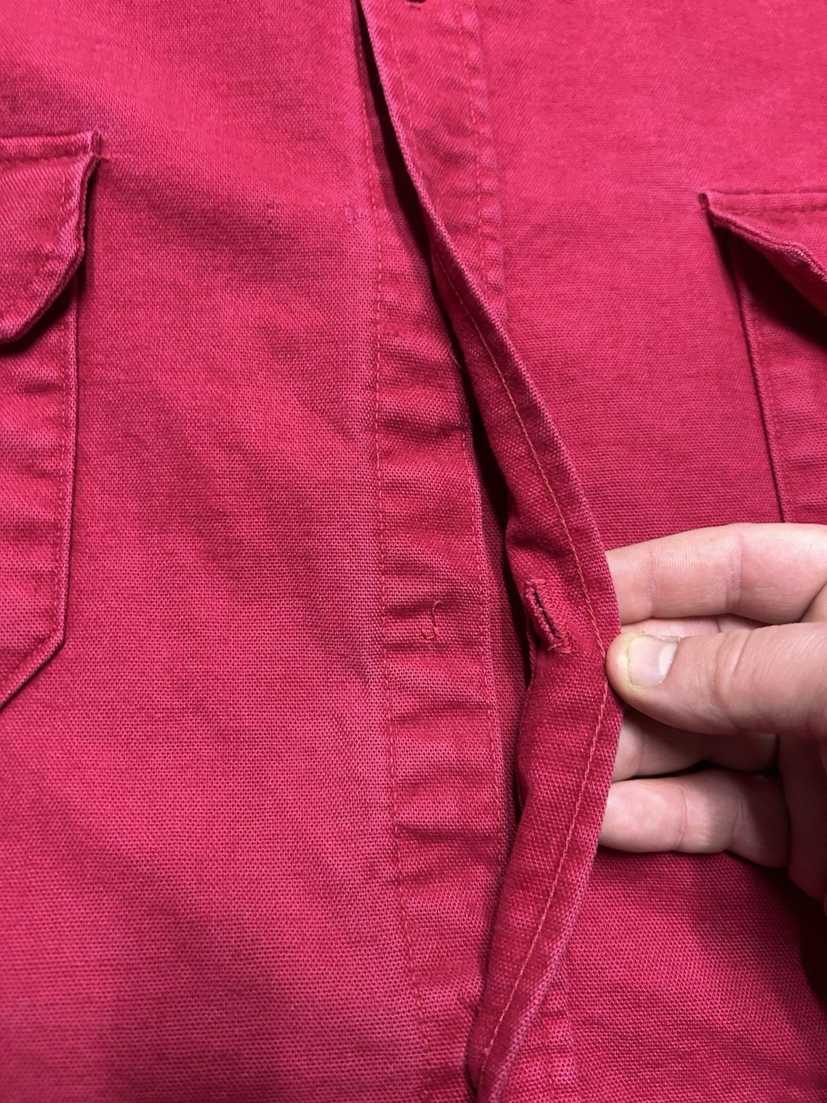 Vintage Vintage button shirt Woolrich chamois brushed cotton soft XL Size US XL / EU 56 / 4 - 4 Thumbnail