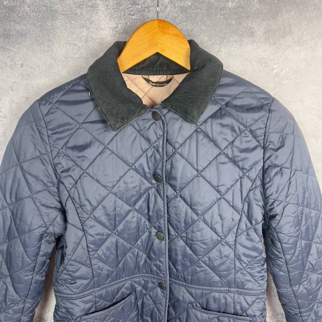 Barbour Barbour Quilted Jacket Women's Size USA4 UK8 Blue ` Size S / US 4 / IT 40 - 2 Thumbnail