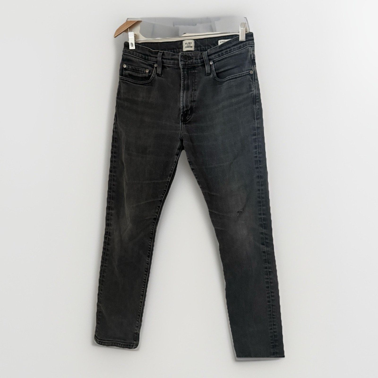Flint And Tinder Flint And Tinder Straight Fit Faded Distressed Denim Jeans Size US 30 / EU 46 - 1 Thumbnail