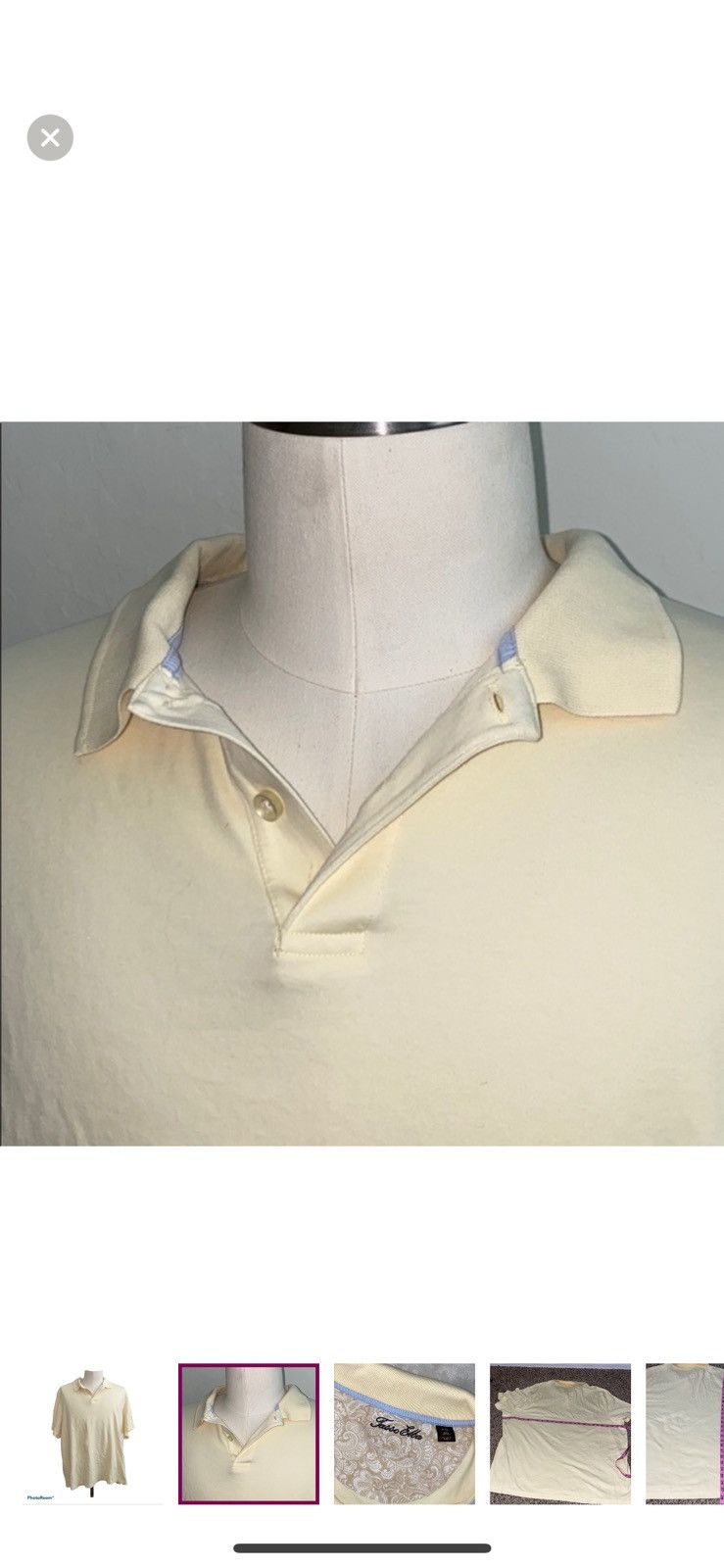 Tasso Elba Tasso Elba xxl yellow polo shirt Size US XXL / EU 58 / 5 - 2 Thumbnail
