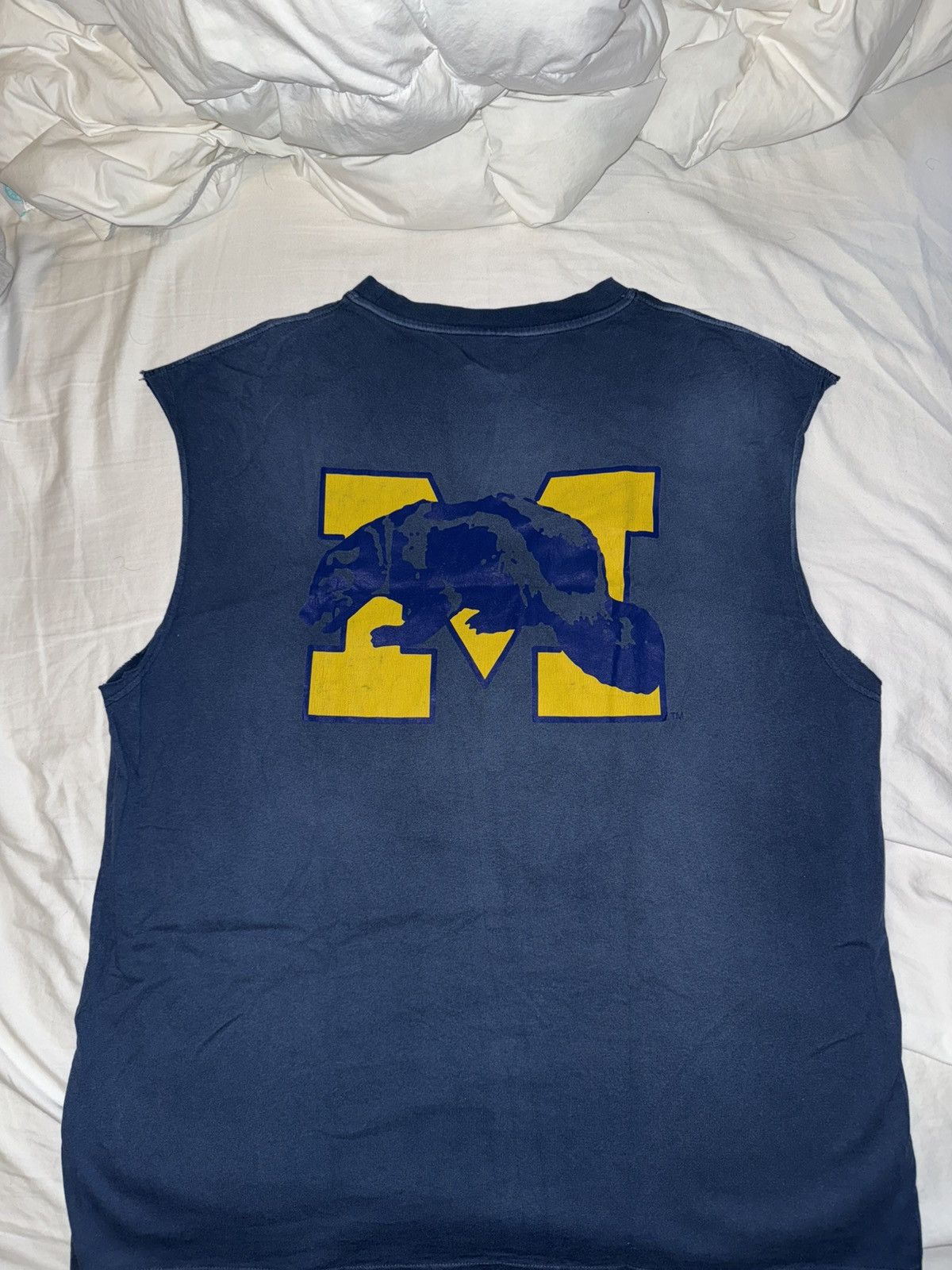 Eric Emanuel × NCAA ERIC EMANUEL NCAA MICHIGAN WOLVERINE BASIC CUTOFF SIZE LARGE Size US L / EU 52-54 / 3 - 2 Thumbnail