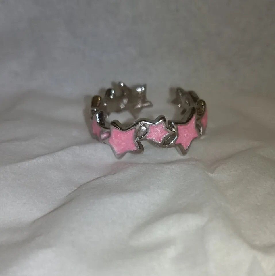 Jewelry Pink Star Ring Size ONE SIZE - 4 Thumbnail