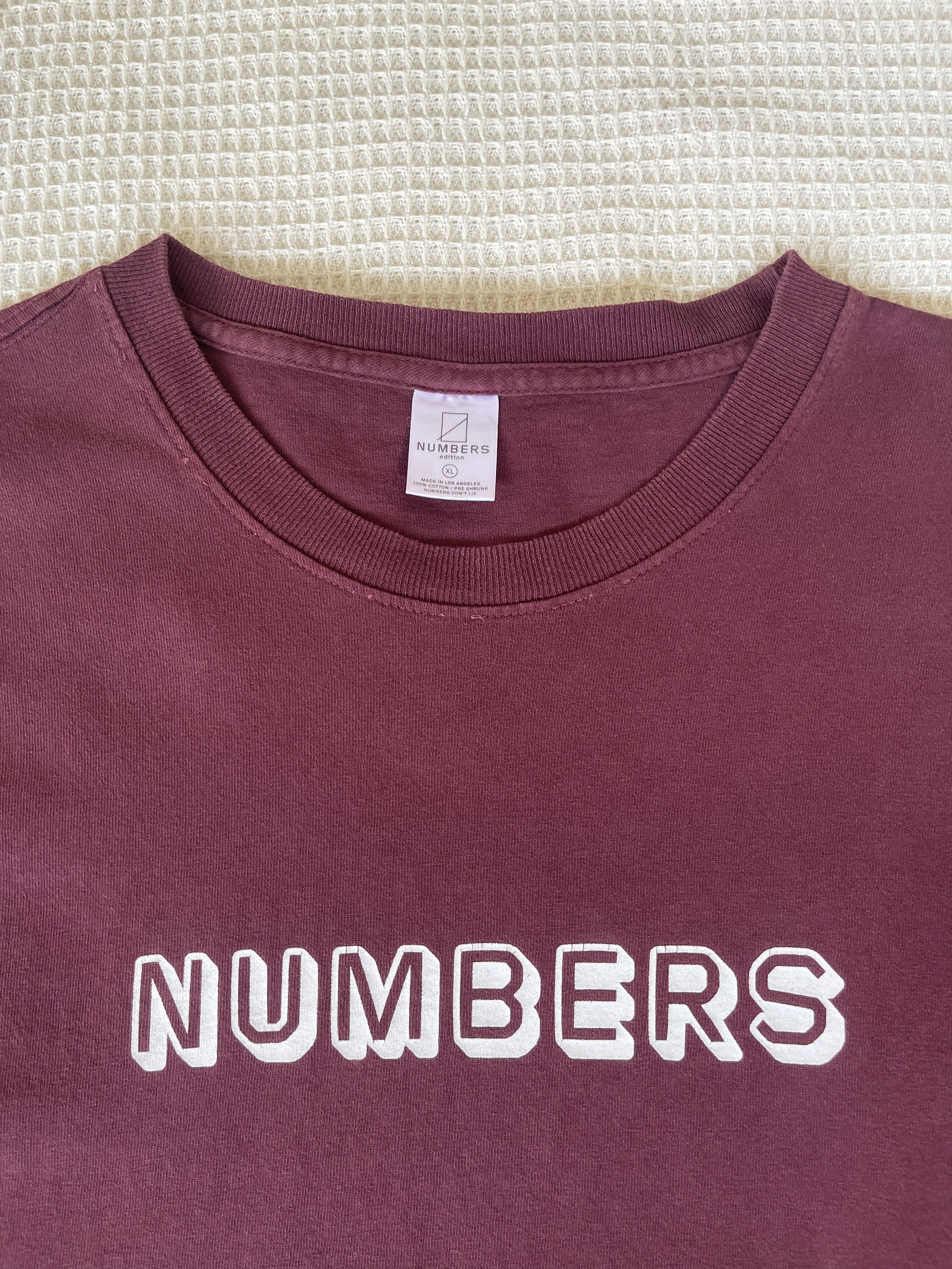 Numbers Hype🔥Numbers🔥Center Logo Tee Made in Usa Size US XL / EU 56 / 4 - 9 Thumbnail
