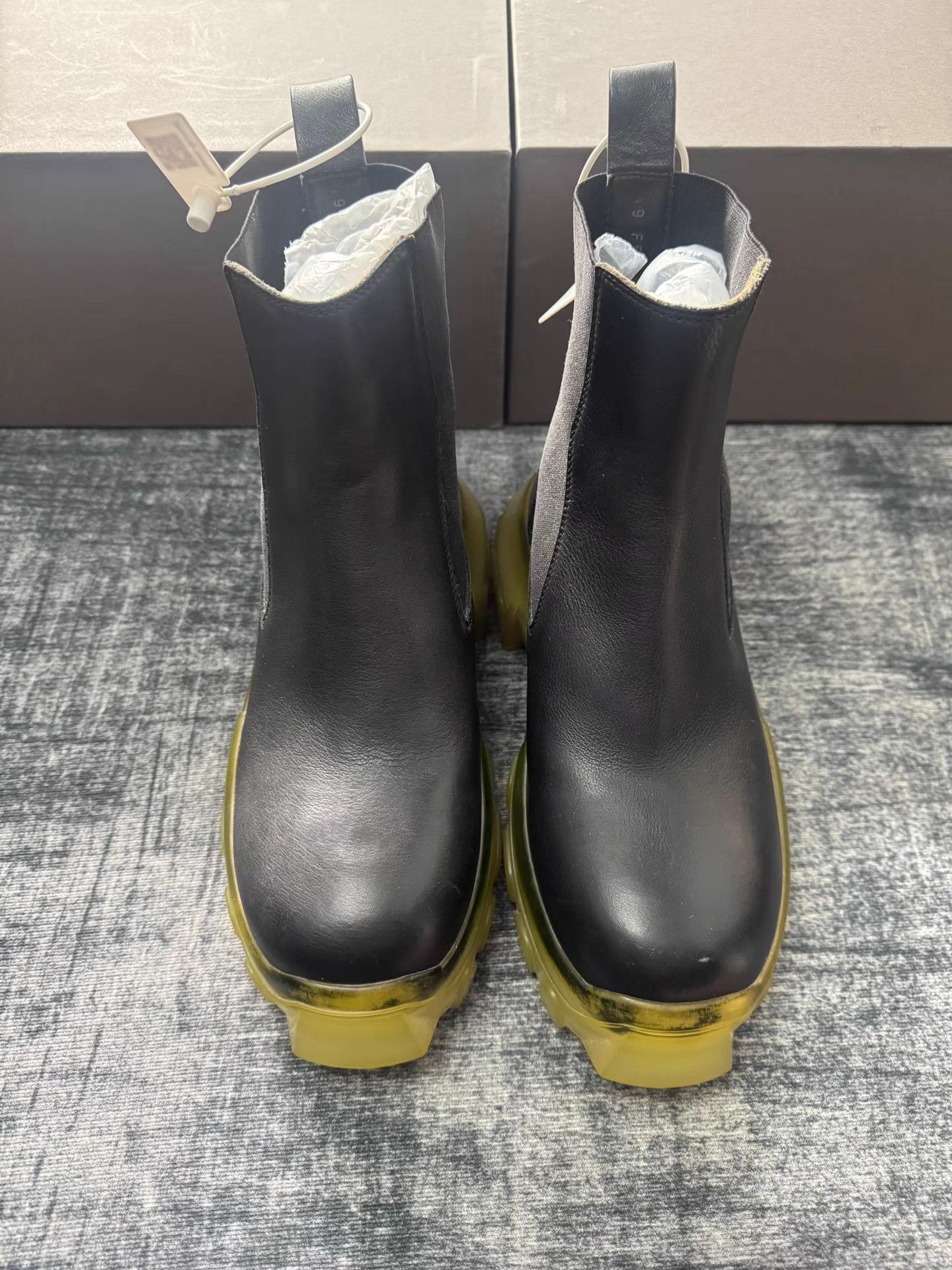 Rick Owens Rick Owens Mainline Transparent Octopus Sole Chelsea Boots Size US 6 / IT 36 - 4 Thumbnail