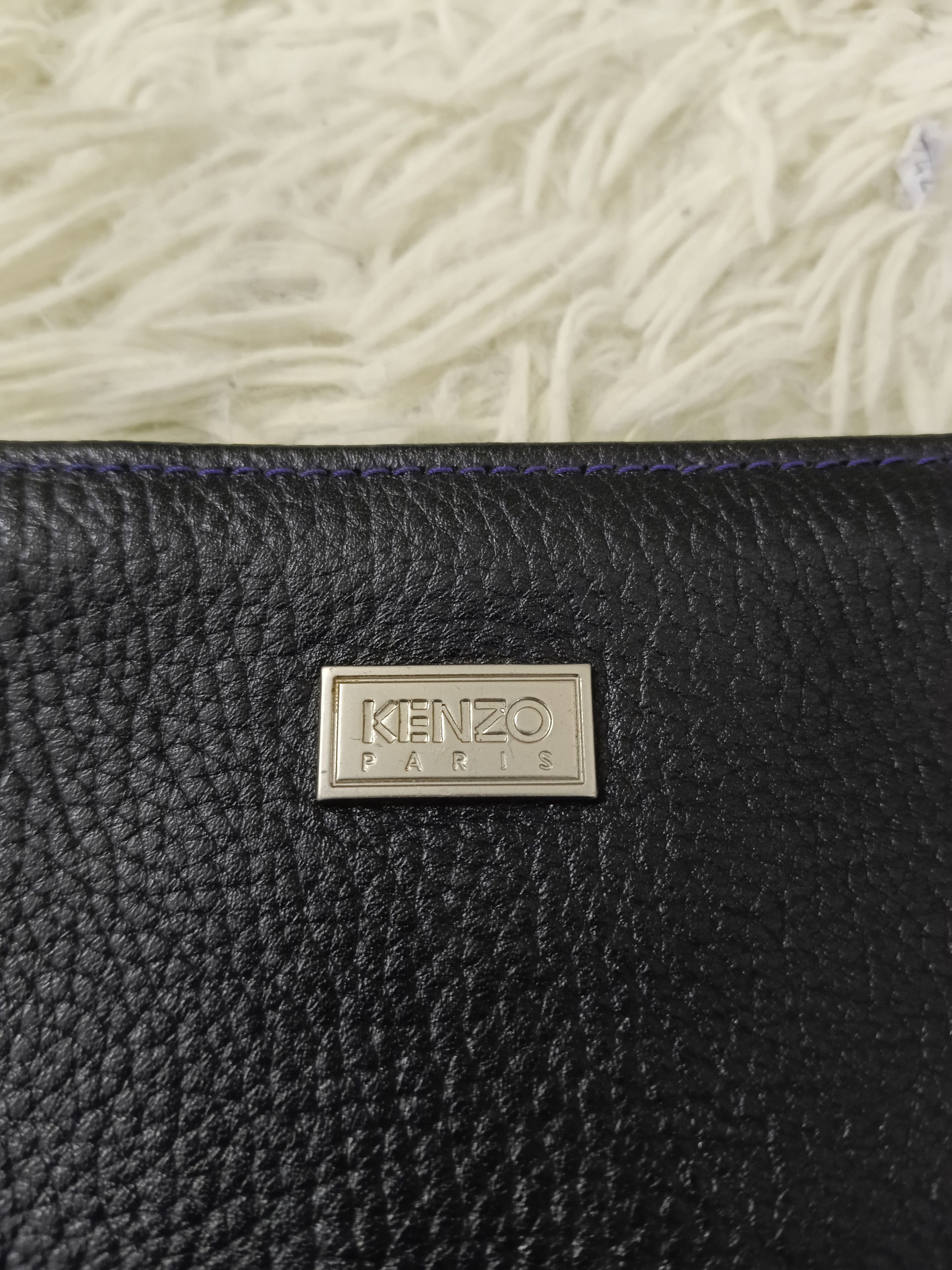 Kenzo KENZO PARIS LEATHER CLUTH BAG Size ONE SIZE - 14 Thumbnail
