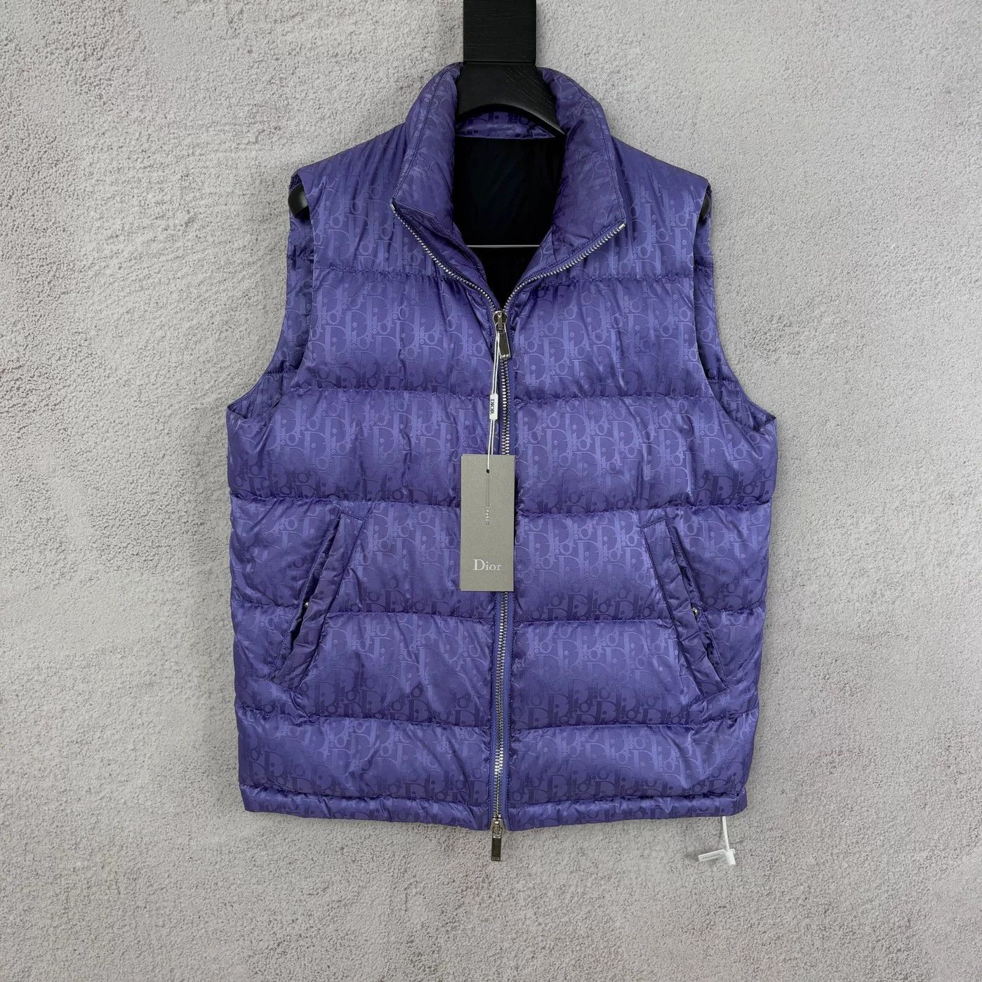 Dior Dior Purple Monogram Down Vest Size US S / EU 44-46 / 1 - 1 Thumbnail