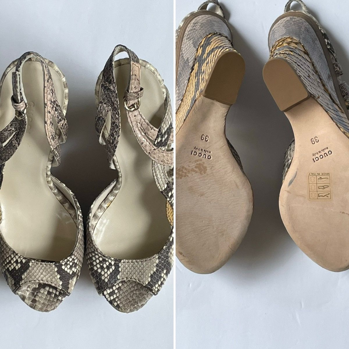 Gucci Gucci Kotao Wedge Sandals Size US 9 / IT 39 - 15 Thumbnail
