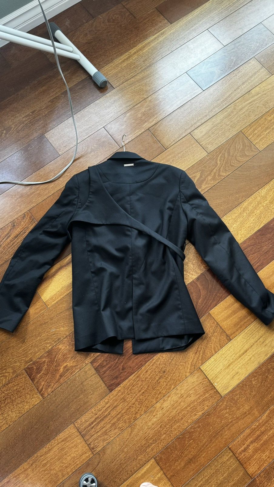 Heliot Emil HELIOT EMIL Black Wool Harness Blazer Size US S / EU 44-46 / 1 - 3 Thumbnail