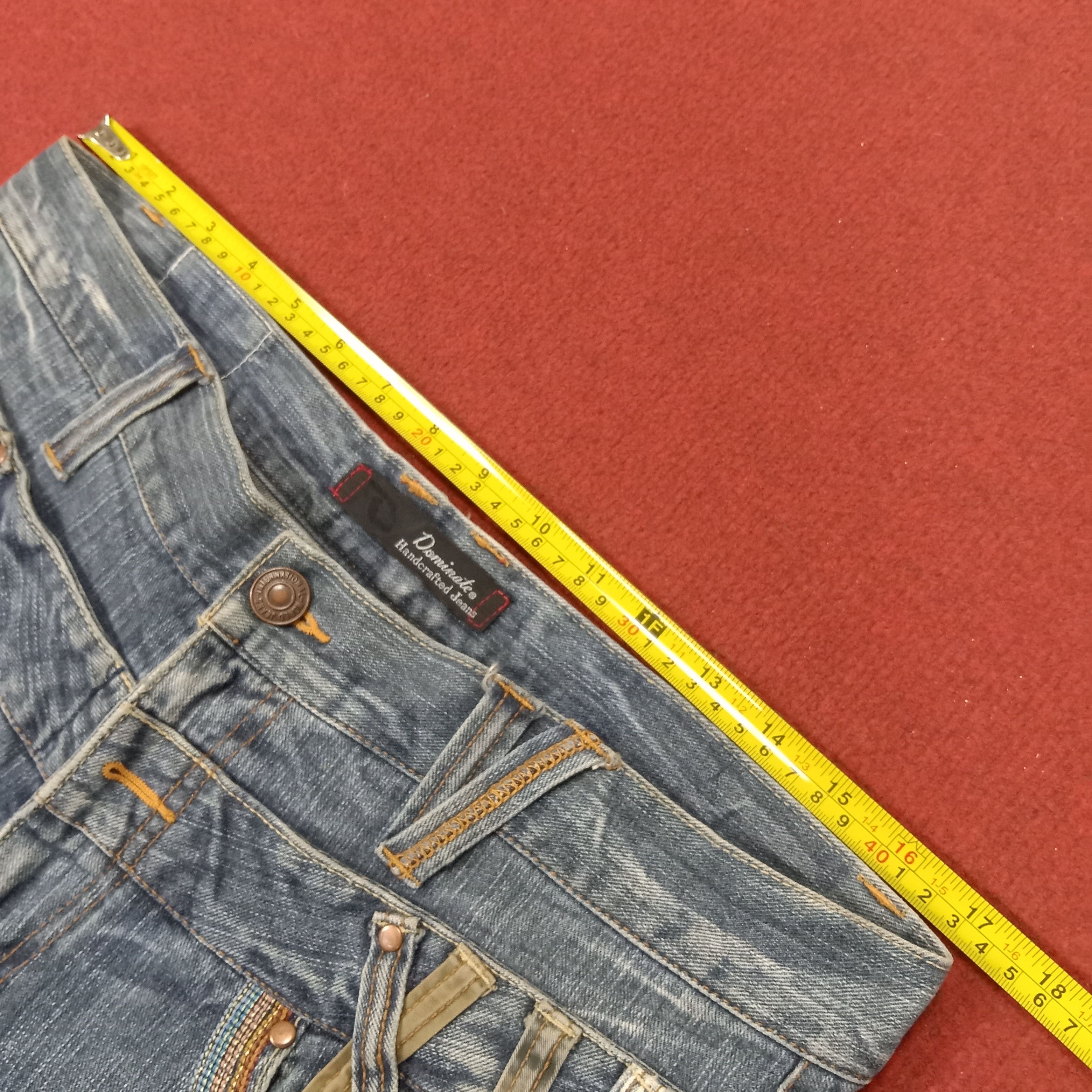 Vintage Dominate Handcrafted Jeans Double Waist Style Jeans Fashion Size US 34 / EU 50 - 7 Thumbnail